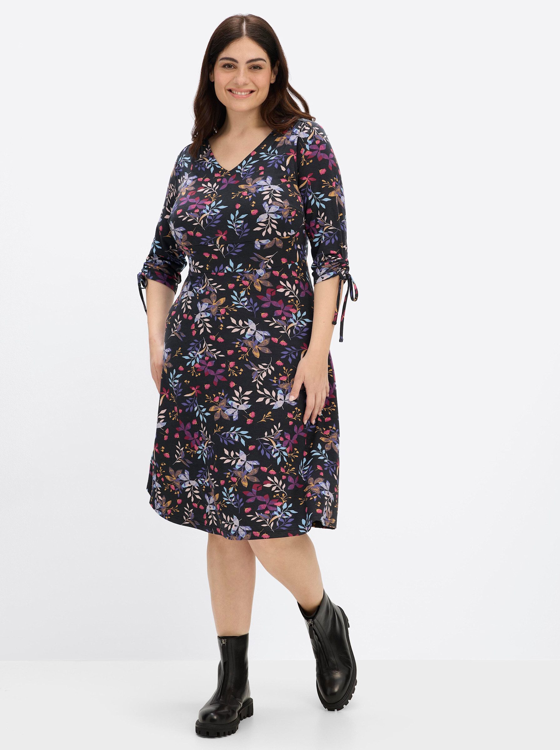 sheego by Joe Browns Jerseykleid Jersey-Kleid 3/4-Arm