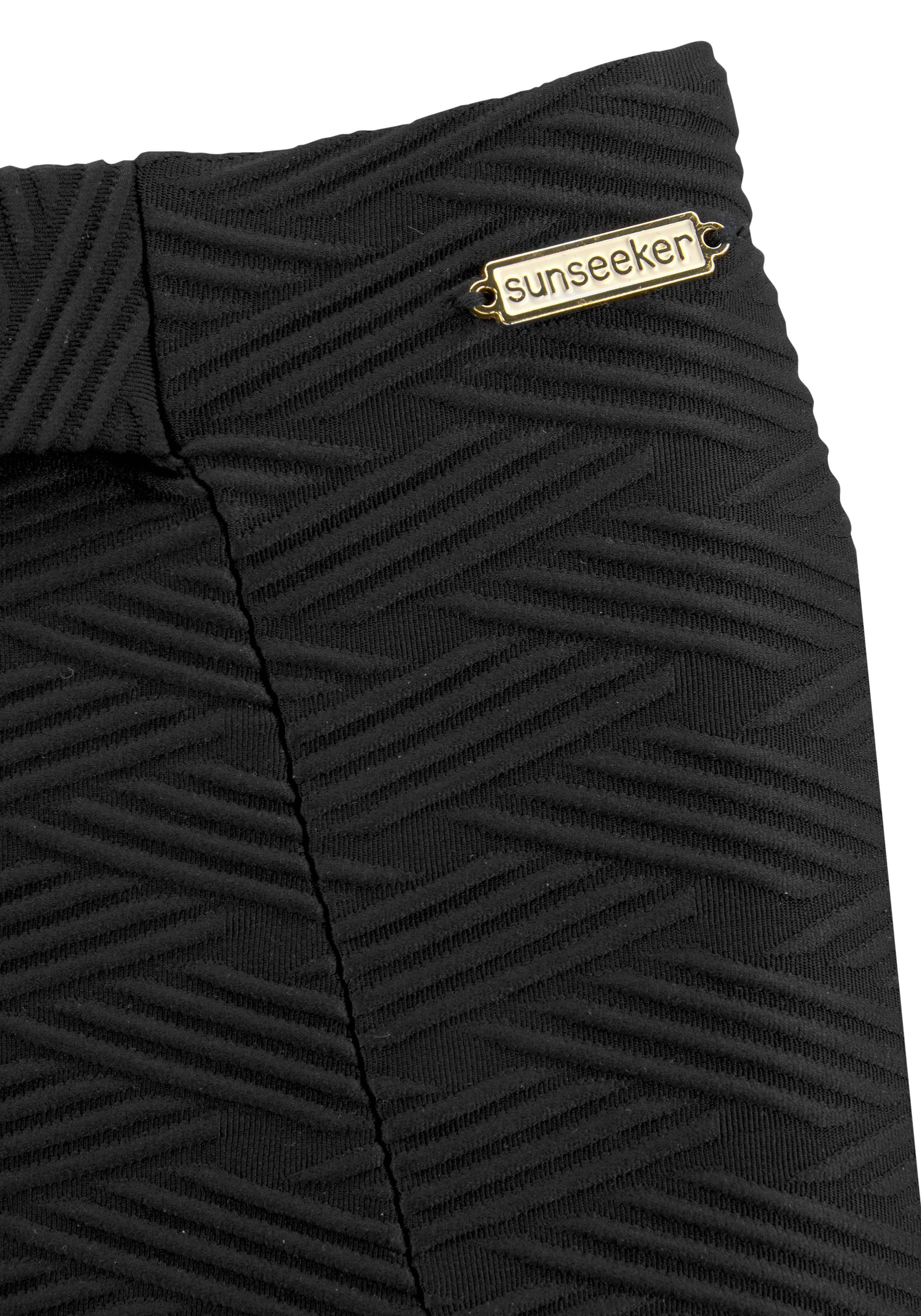 Sunseeker Highwaist-Bikini-Hose Loretta mit Ziergürtel