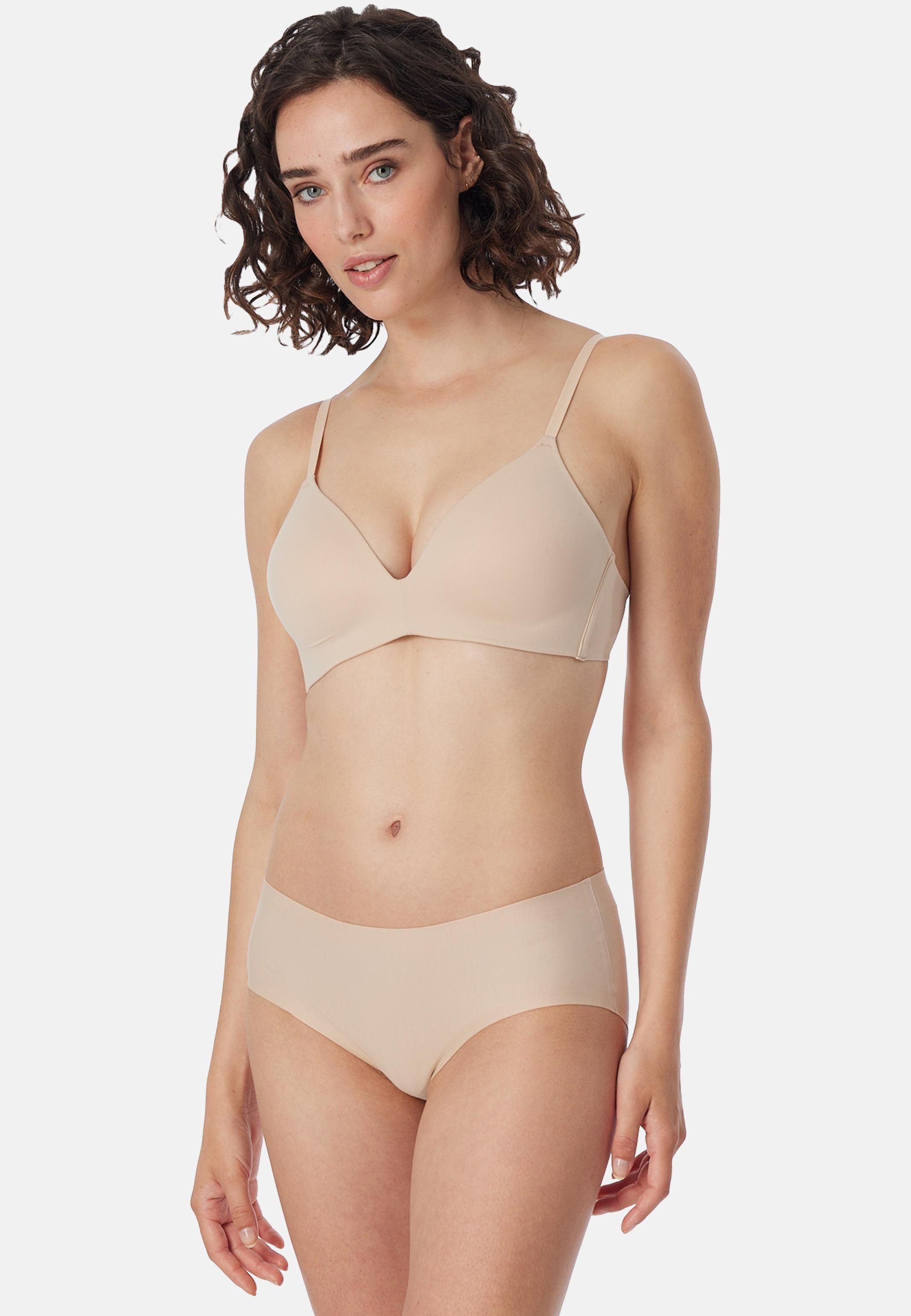 Schiesser Panty 3er Pack Invisible Cotton (Spar-Set, 3-St) Panty - Baumwolle - Nahtlos