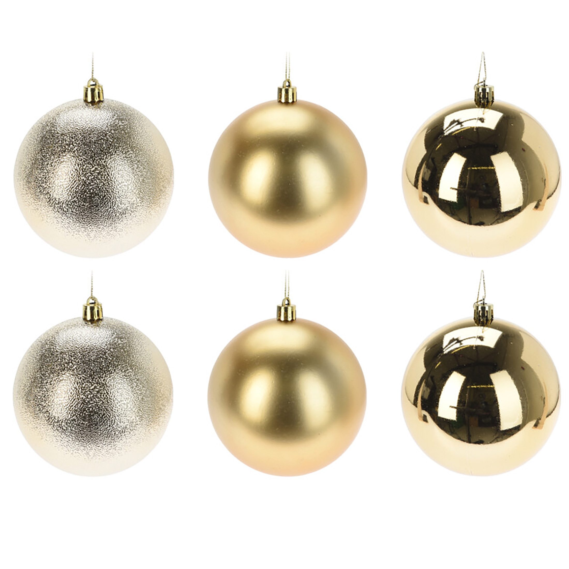 Annastore Weihnachtsbaumkugel Weihnachtskugeln aus Kunststoff zum Hängen - günstig online kaufen