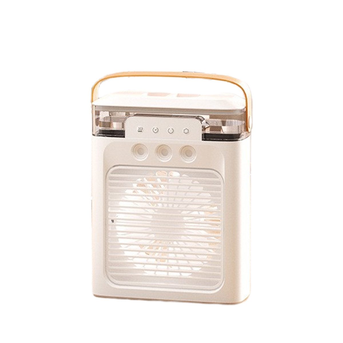 autolock Tischventilator Tragbare Ventilator Desktop Luftkühler Mit Wasserkühlung Licht, 3 Cool Mist 400ml Wassertank Mobile Klimaanlage USB Ventilator