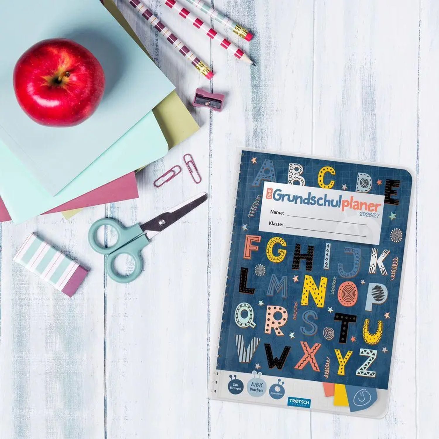 Trötsch Verlag Schülerkalender TRÖTSCH - Grundschulplaner Buchstaben 26/27