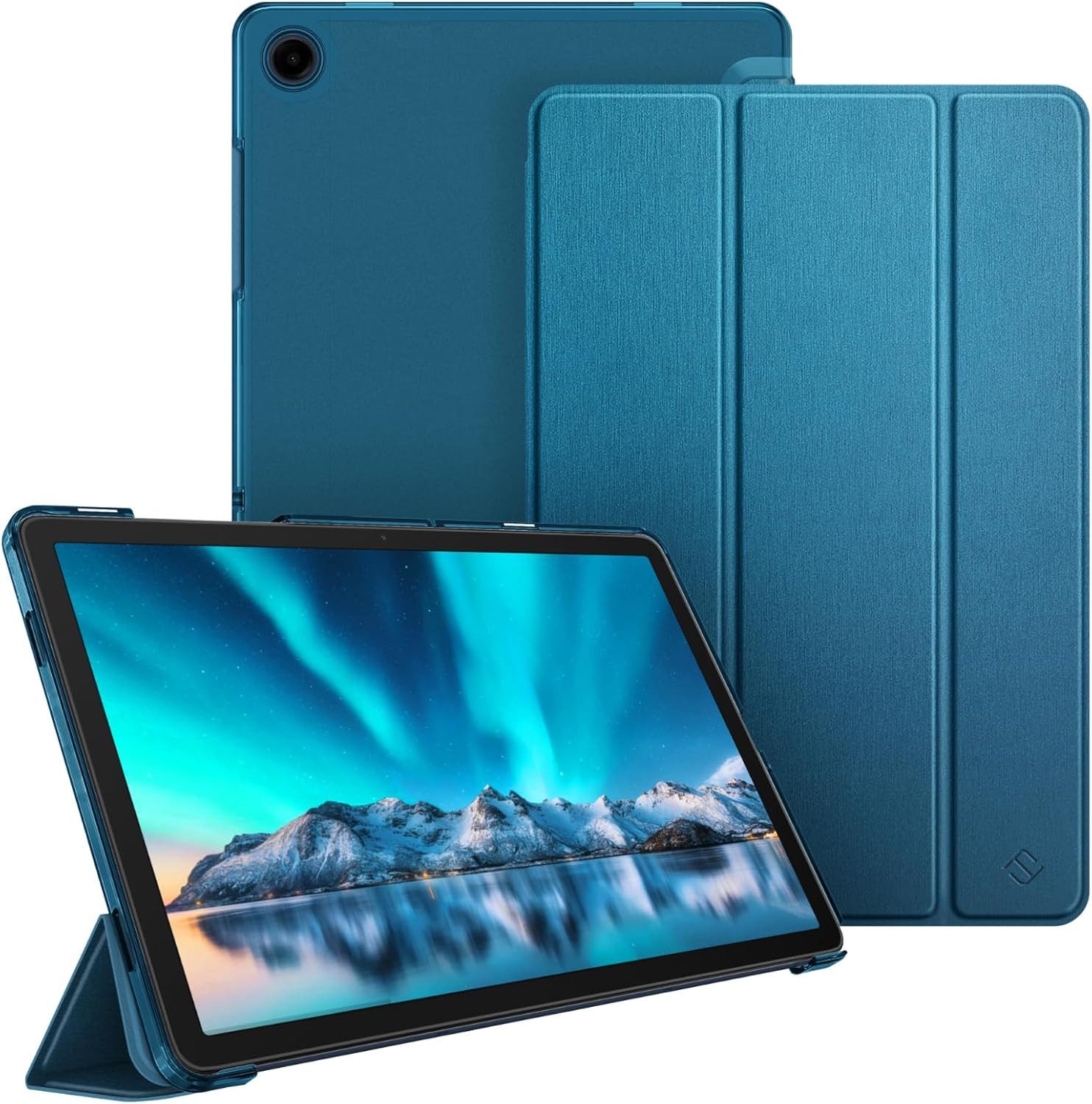 Fintie Tablet-Hülle für Samsung Galaxy Tab A11+ Plus 11" 2025 / Tab A9+ Plus 11 Zoll 2023, Ultradünn Schutzhülle mit Translucent Rückseite in Matt-Optik Cover