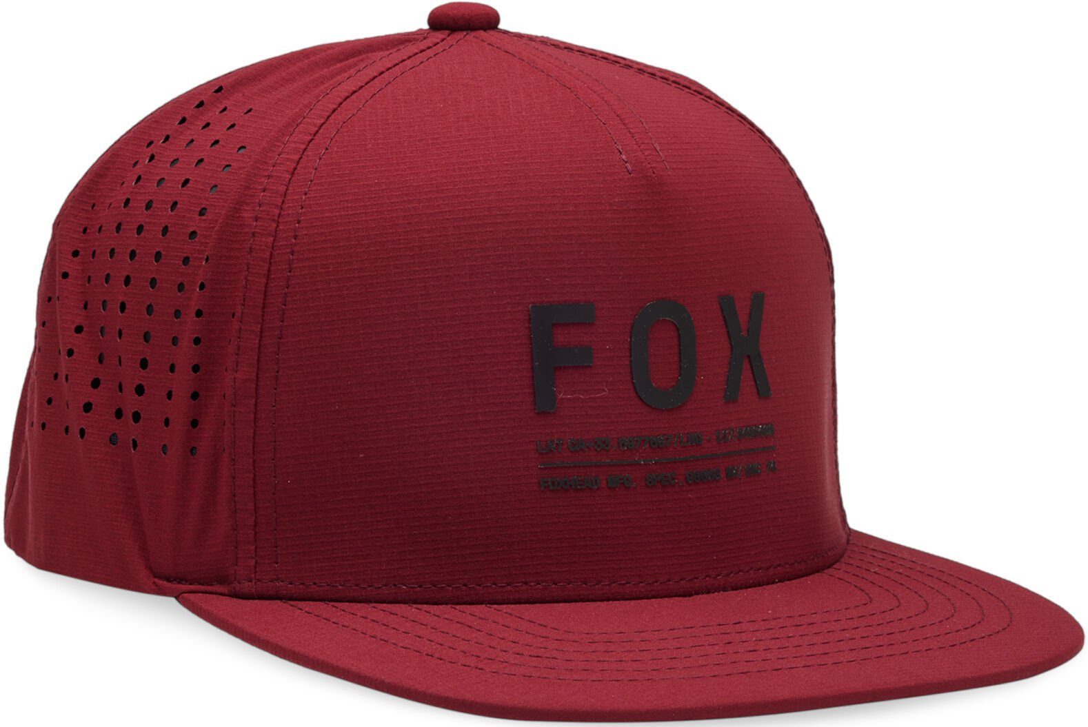Fox Outdoorhut Non Stop Tech Snapback Kappe Red | Hüte