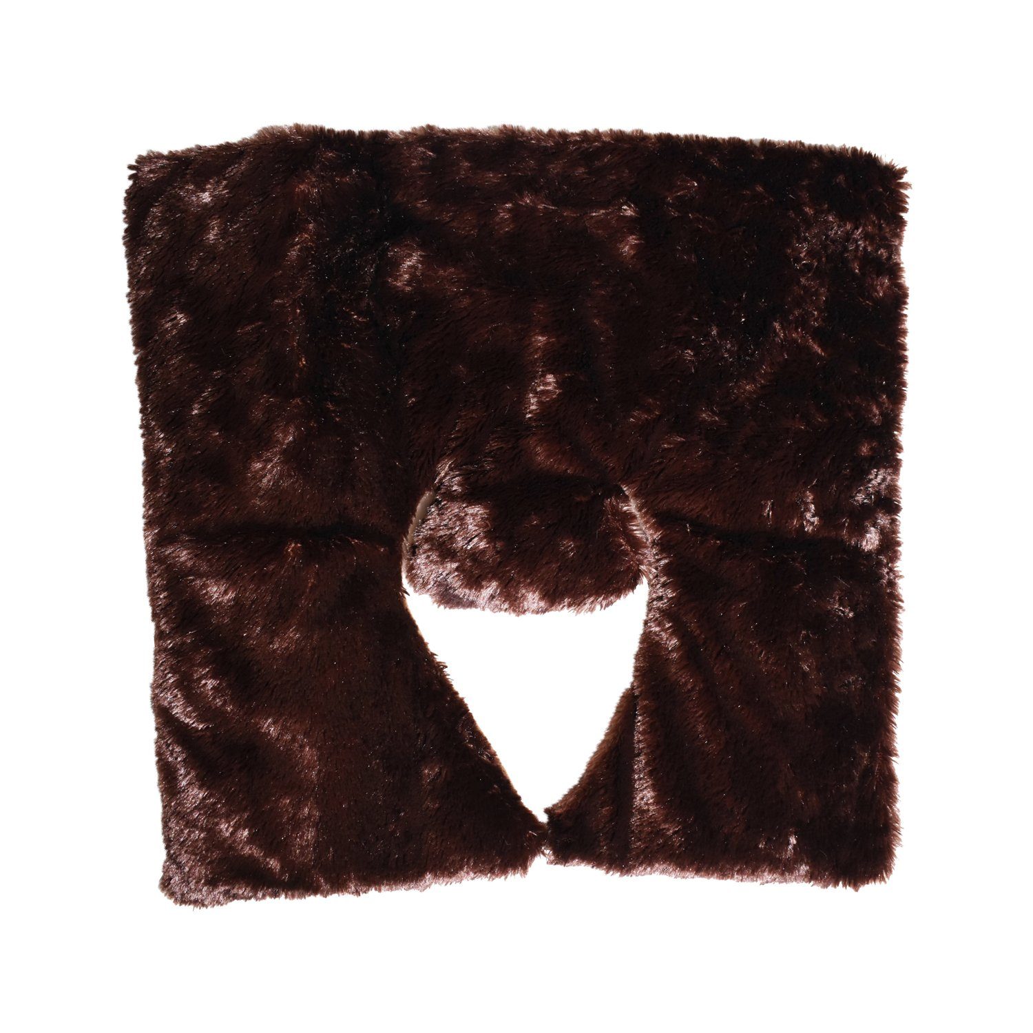 Habibi Plush Wärmekissen Habibi Schulter-/Rückenwärmer braun für Mikrowelle und Backofen, (1 Schulter-/Nacken-/Rückenwärmer)