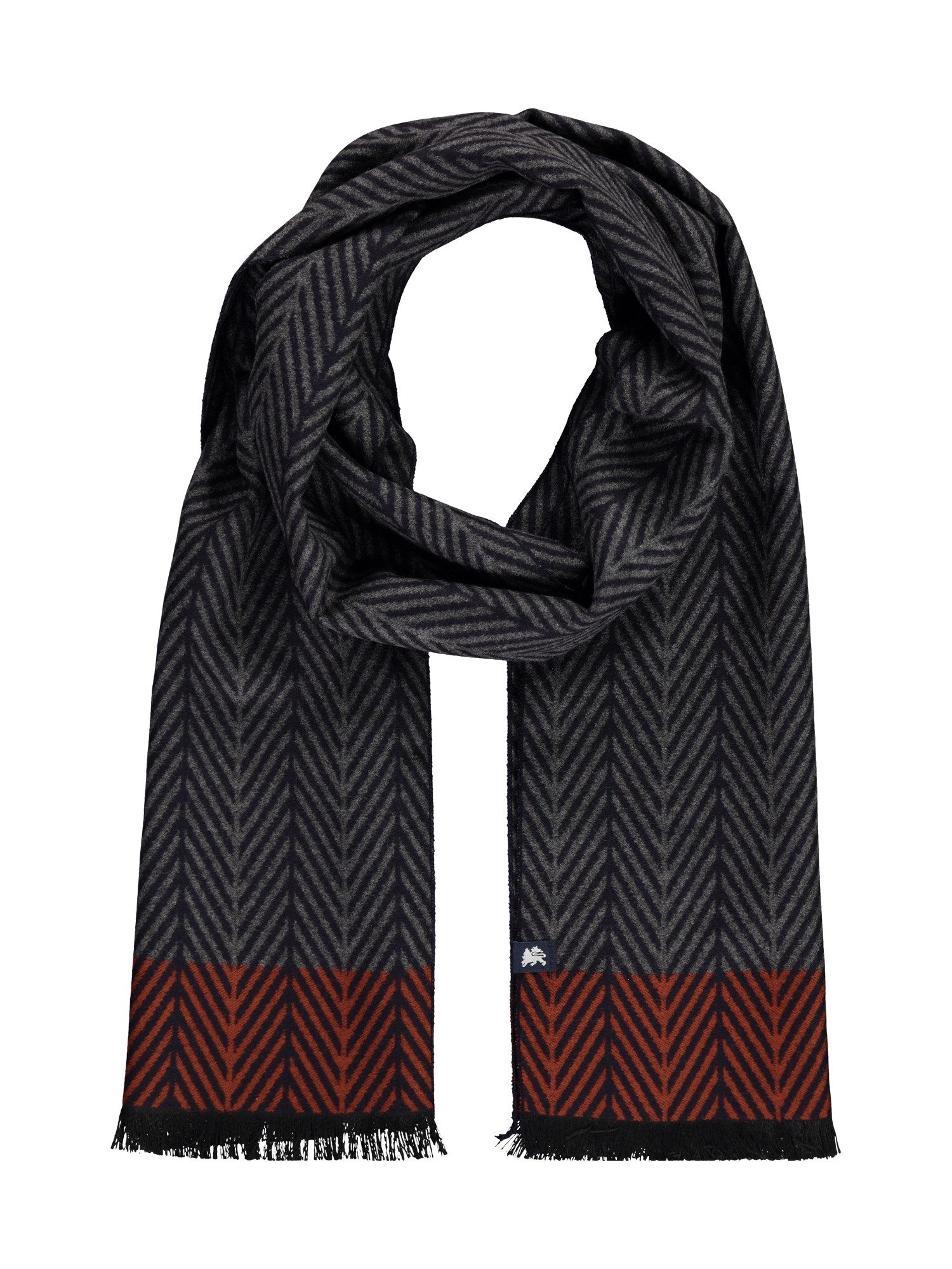 LERROS Wollschal LERROS Herrenschal mit Fischgrat-Muster günstig online kaufen