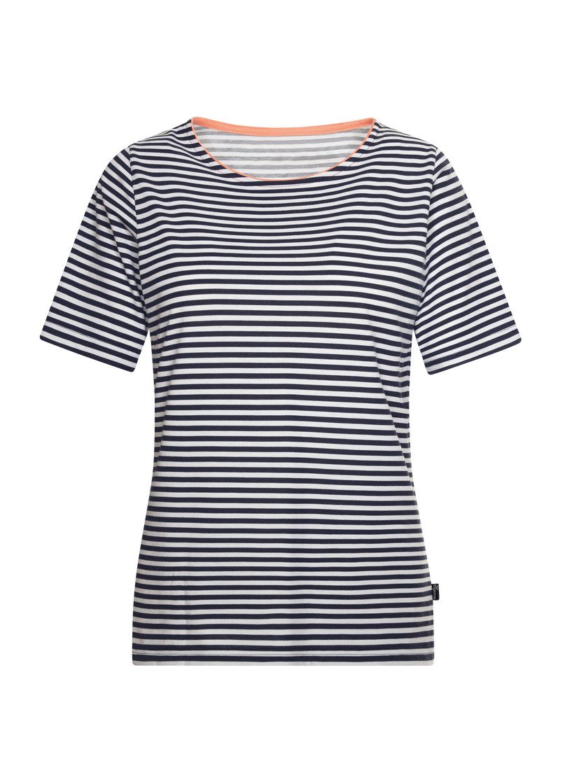 Trigema T-Shirt TRIGEMA T-Shirt mit Streifenmuster günstig online kaufen