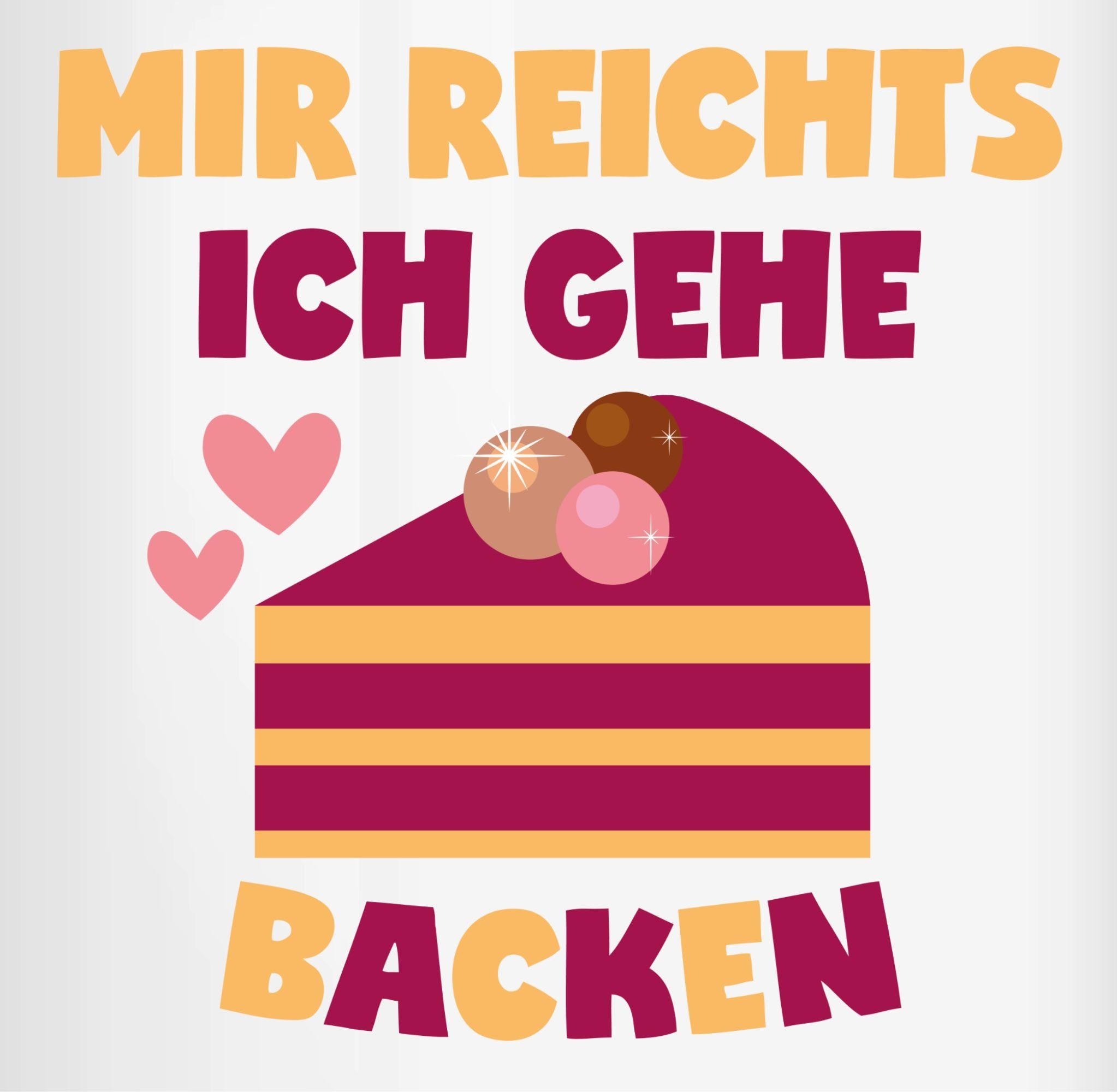 1 backen, gehe Tasse reichts Shirtracer Mir ich Keramik, Statement Rosa