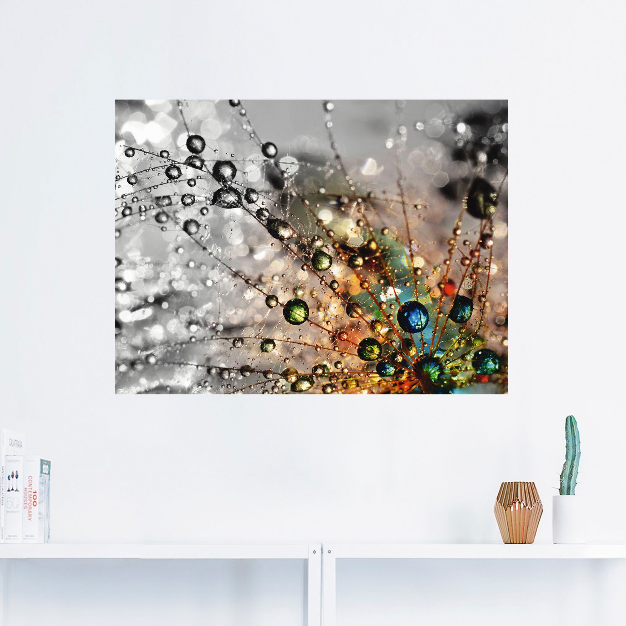 Artland Wandbild Farbenfrohe Natur, Blumen (1 günstig online kaufen