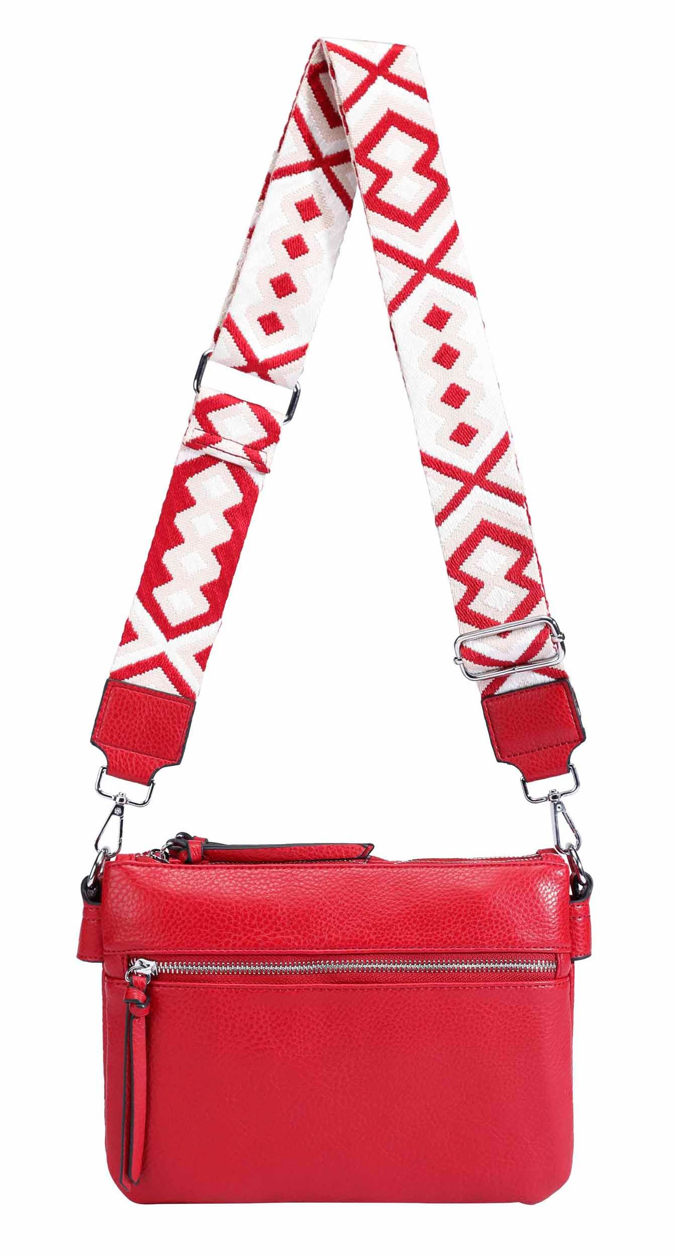 Schultertasche Damen Bodybag Umhängetasche Messenger Crossbody Brusttasche Crossover