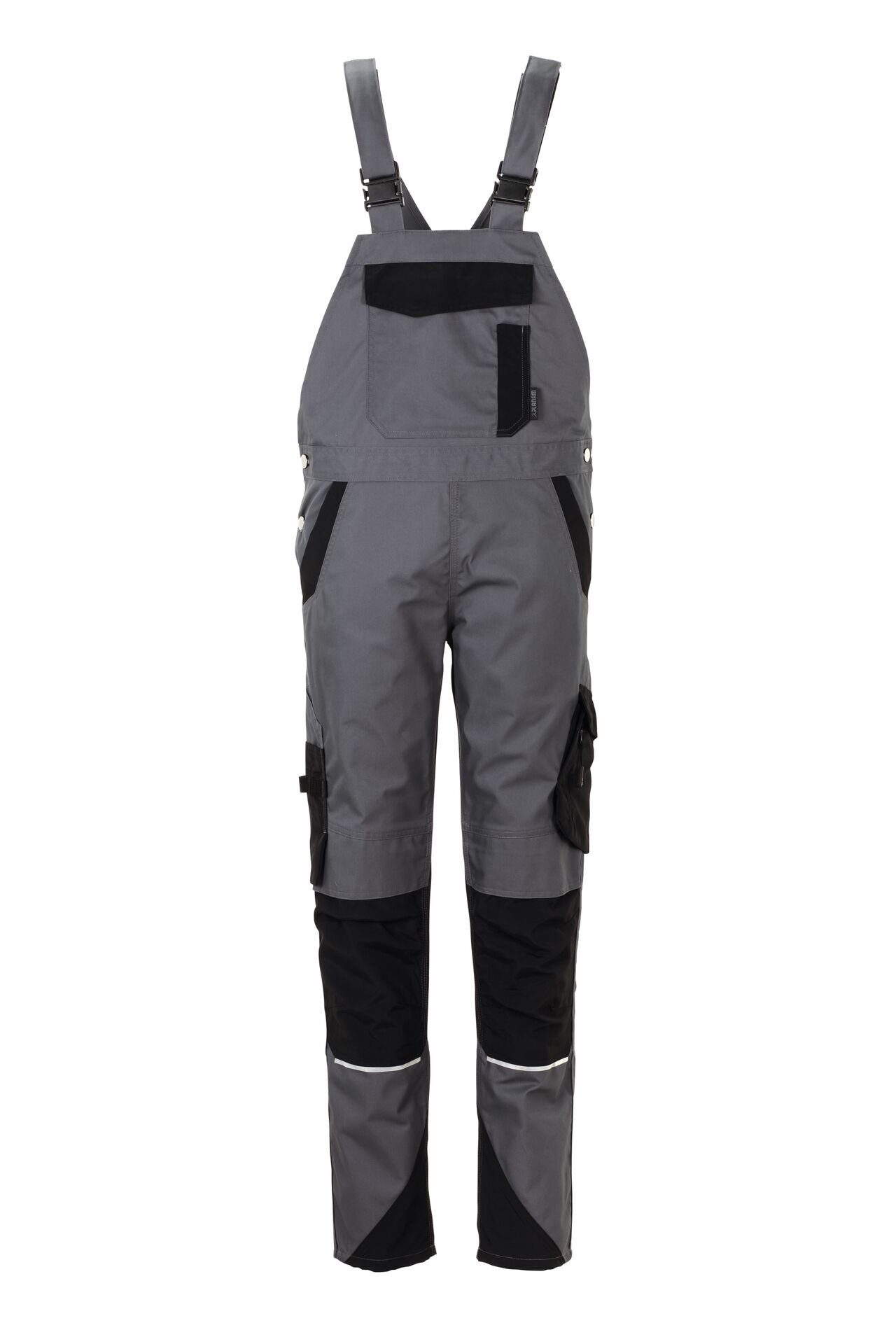 Planam Arbeitslatzhose Damen Latzhose Norit schiefer/schwarz Größe 54