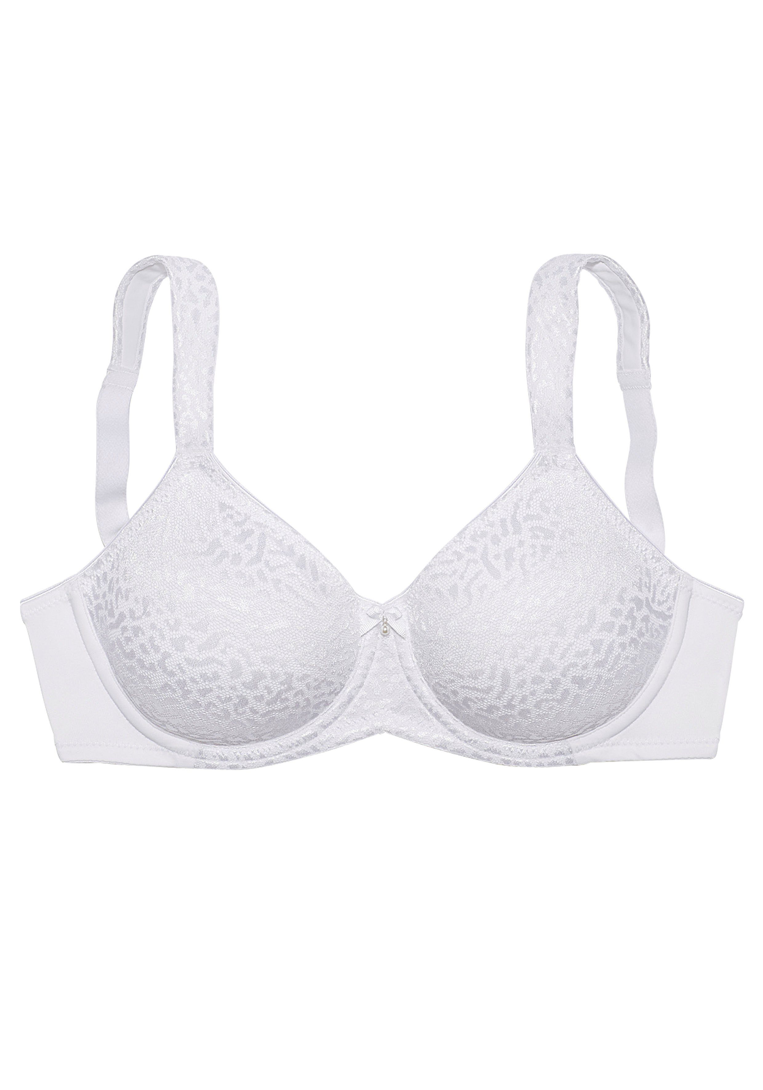 LASCANA Minimizer-BH mit Bügel aus schimmernder Jaquardspitze – ideal für große Größen. € 36,99