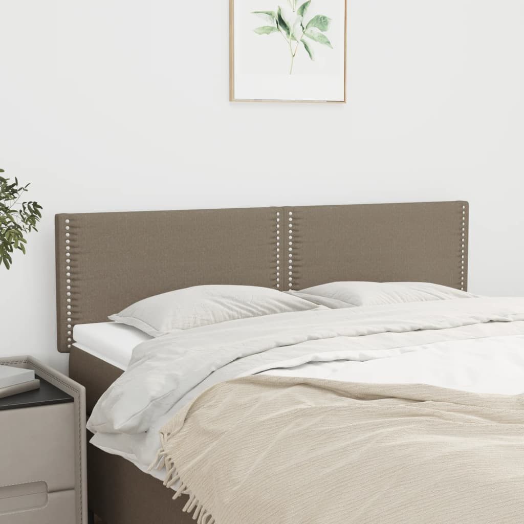 vidaXL Kopfteil Kopfteile 2 Stk. Taupe günstig online kaufen
