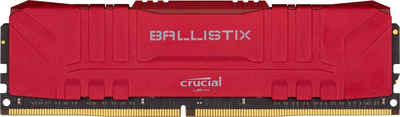 Crucial »Ballistix 8GB DDR4-3200 Desktop Gaming RAM (Rot)« PC-Arbeitsspeicher