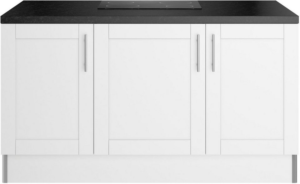 OPTIFIT Küche Ahus, Kücheninsel, Breite 160 cm, wahlw. mit E-Gerät, Soft  Close Funktion