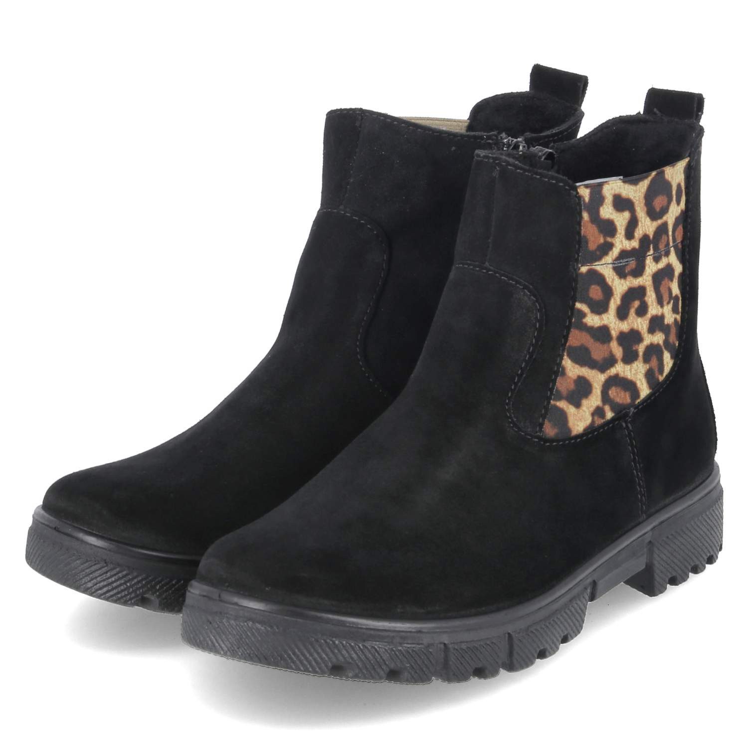 Ricosta Ricosta 50 8001802/090 Unisex Rauleder schwarz Schlupfstiefel