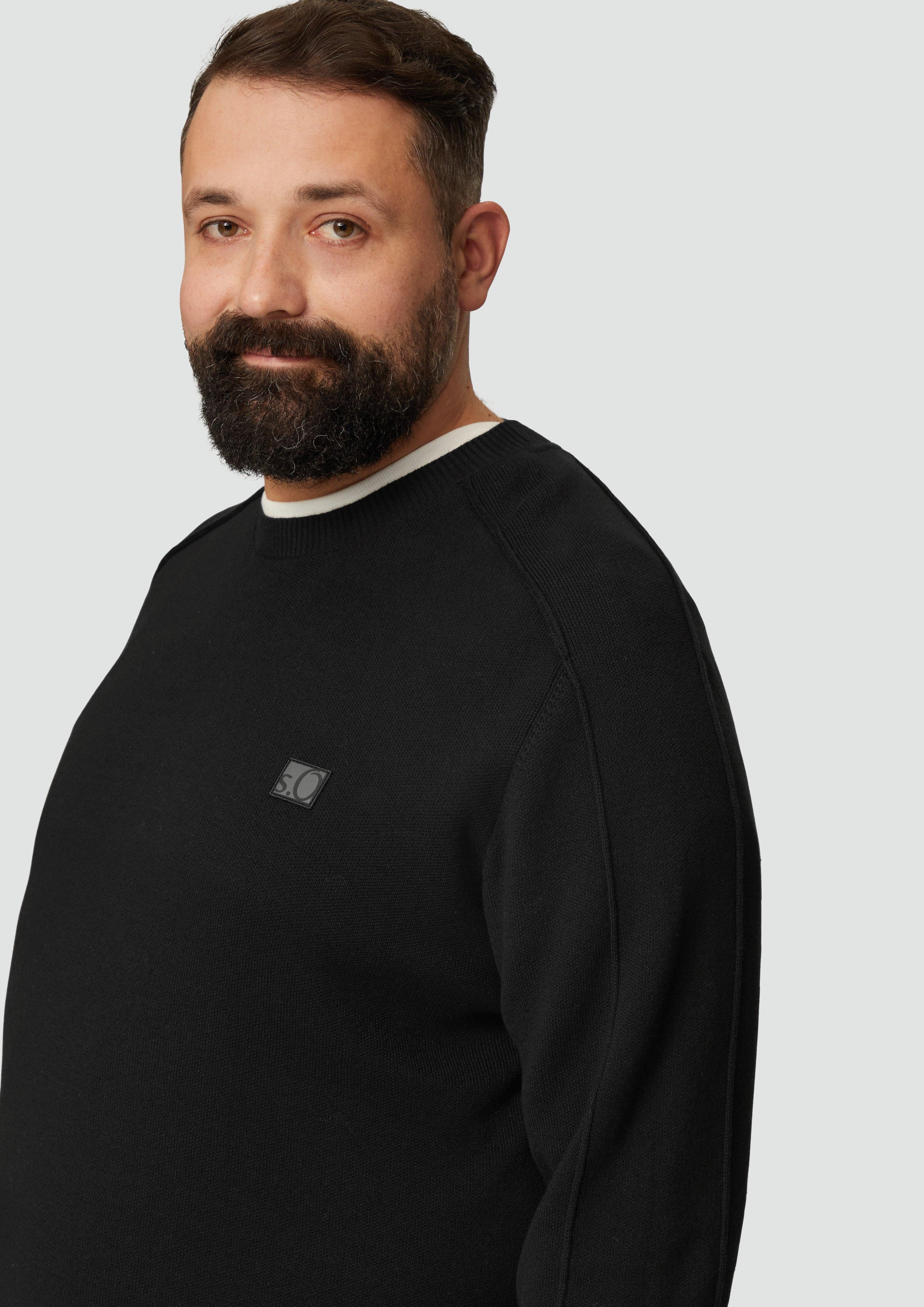 s.Oliver Strickpullover Strickpullover mit Nahtdetails und günstig online kaufen