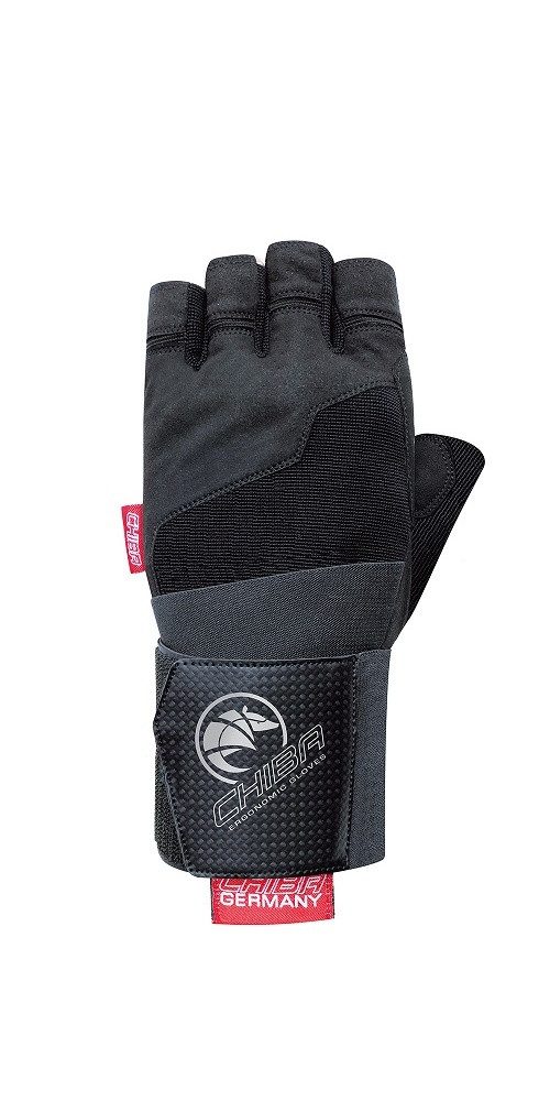 Chiba Trainingshandschuhe Fitness Handschuhe Iron III schwarz - 1 Paar