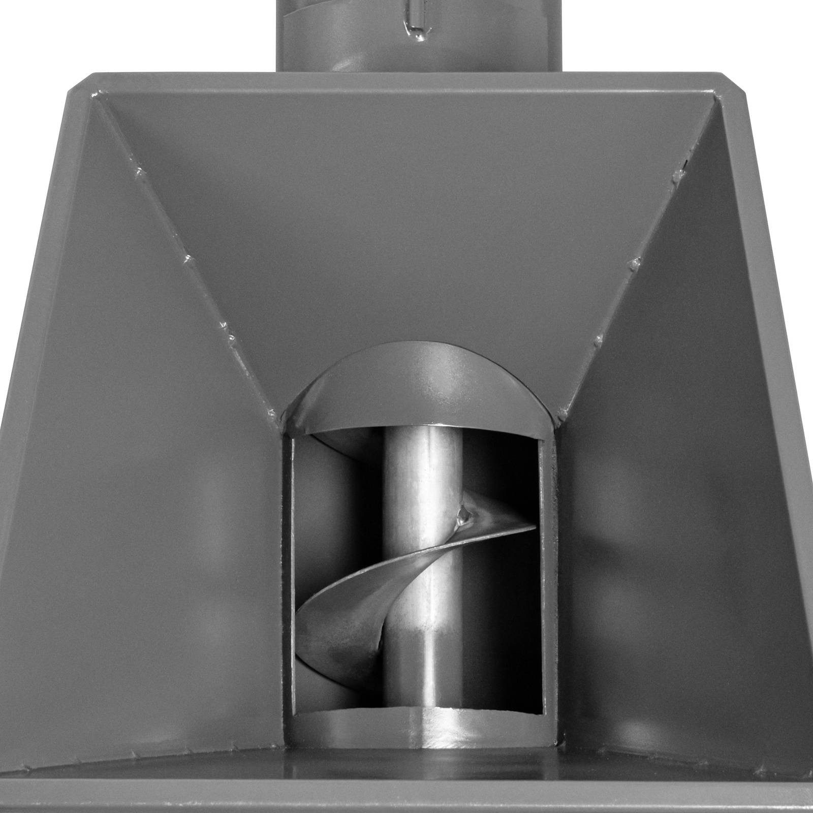 Wiesenfield Maschinen-Führungsschiene Förderschnecke 1000 kg/h Höhe: 125 – 175 cm 4 Räder 2200 W 400V, 805.0x805 mm, 400 V