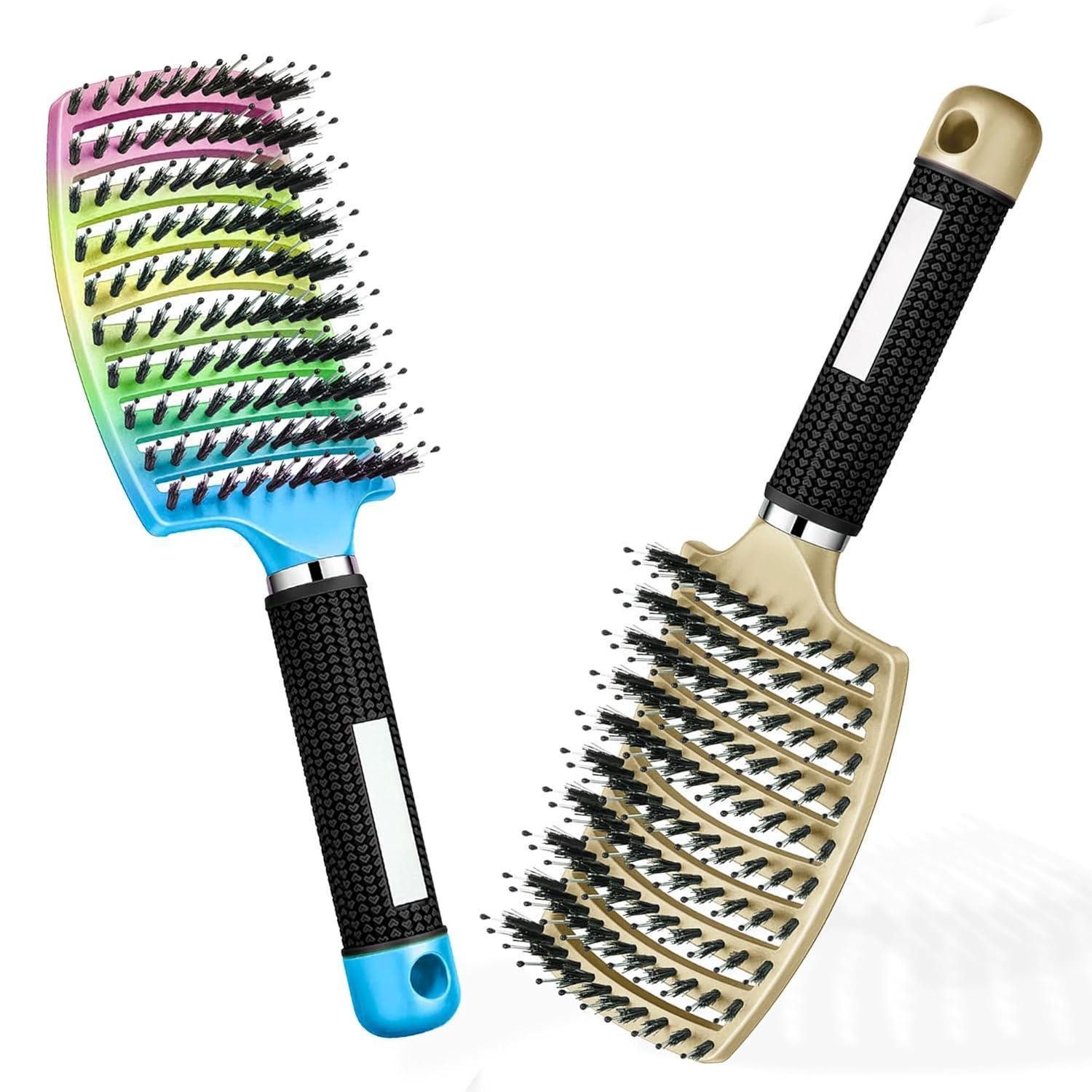 LuxusKollektion Haarentwirrbürste Haarbürste für Lange Feine Lockige Haare Profi Griff