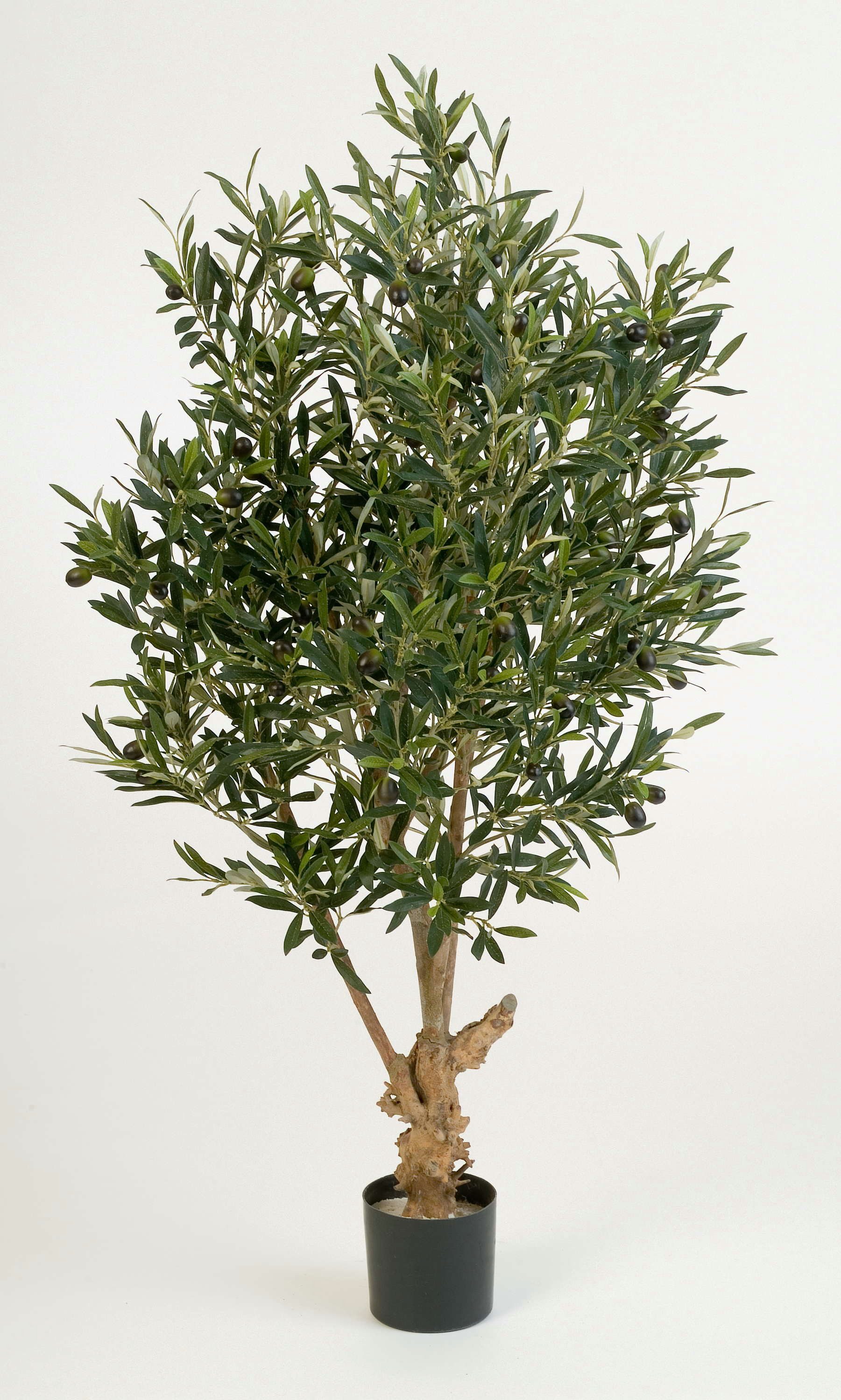 Kunstbaum Deko Olivenbaum, 2288 Blätter, 120cm - künstlicher Baum Olivenbaum, artplants, Höhe 120.0 cm