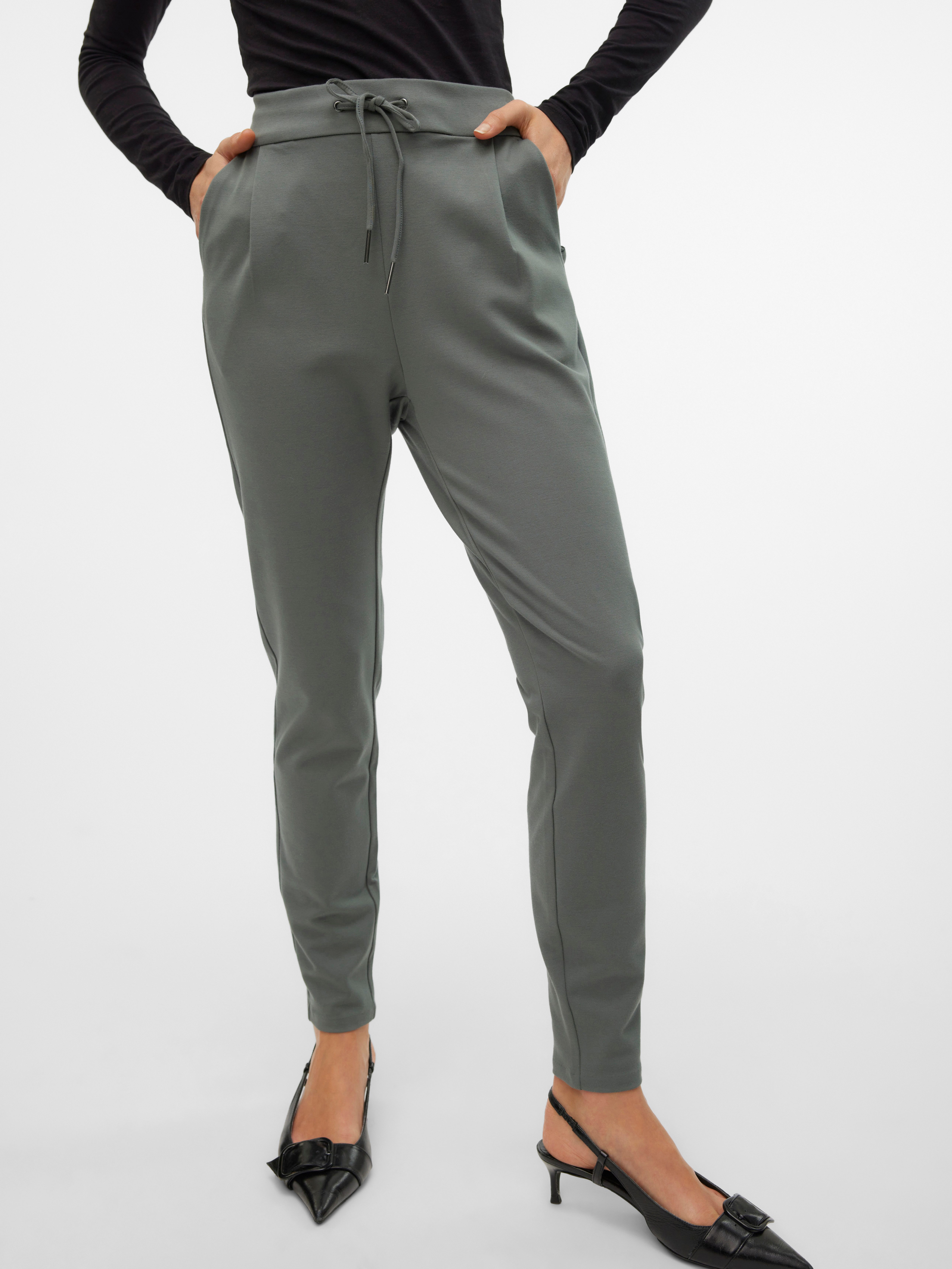 Vero Moda Jogger Pants VMEVA MR LOOSE STRING PANT GA NOOS hinten mit elastischem Bündchen