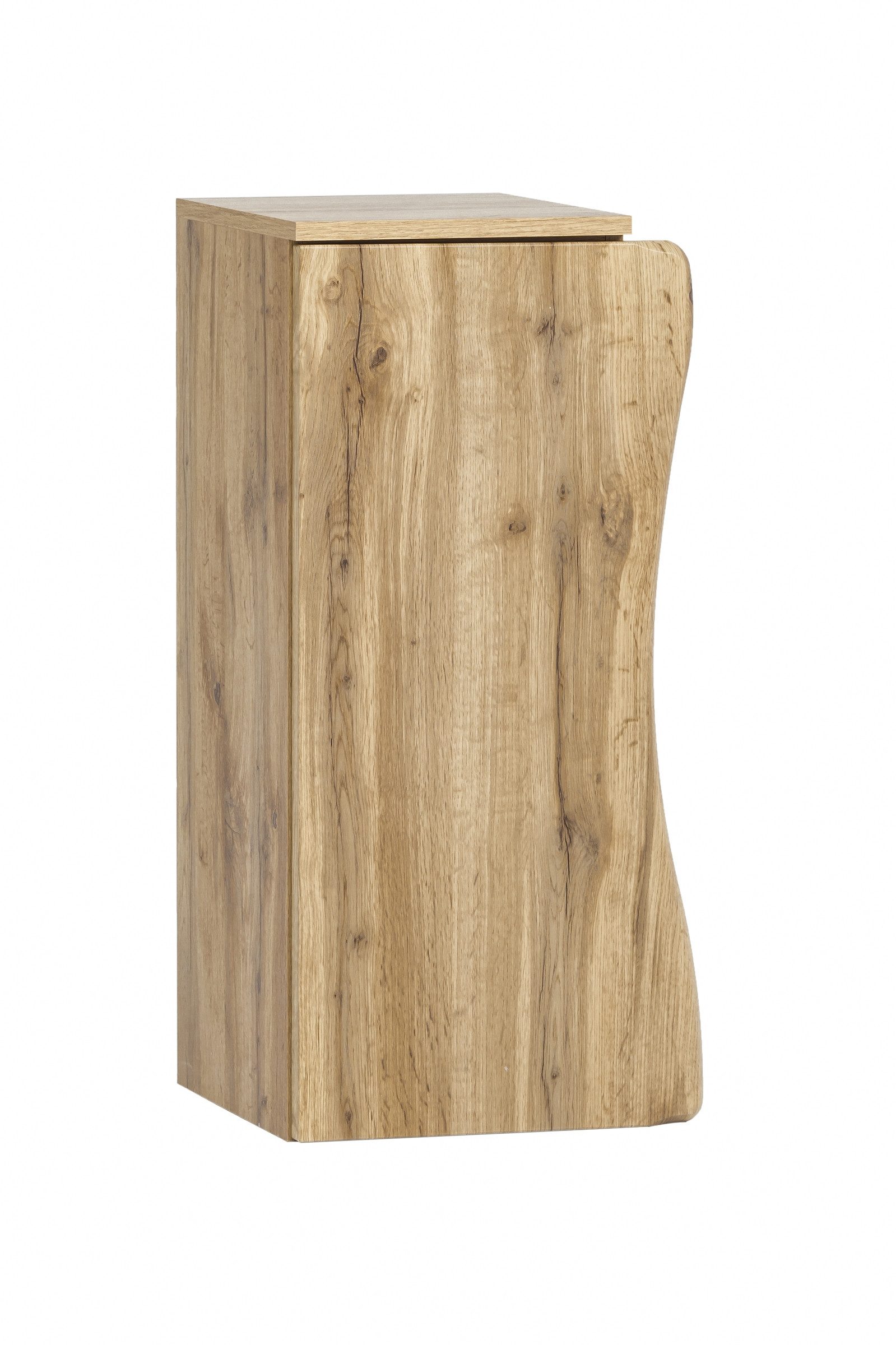 HELD MÖBEL Waschbeckenunterschrank aus MDF in wotaneiche mit einer Tür und 2 Einlegeböden (B/H/T: 37x79x35 cm)
