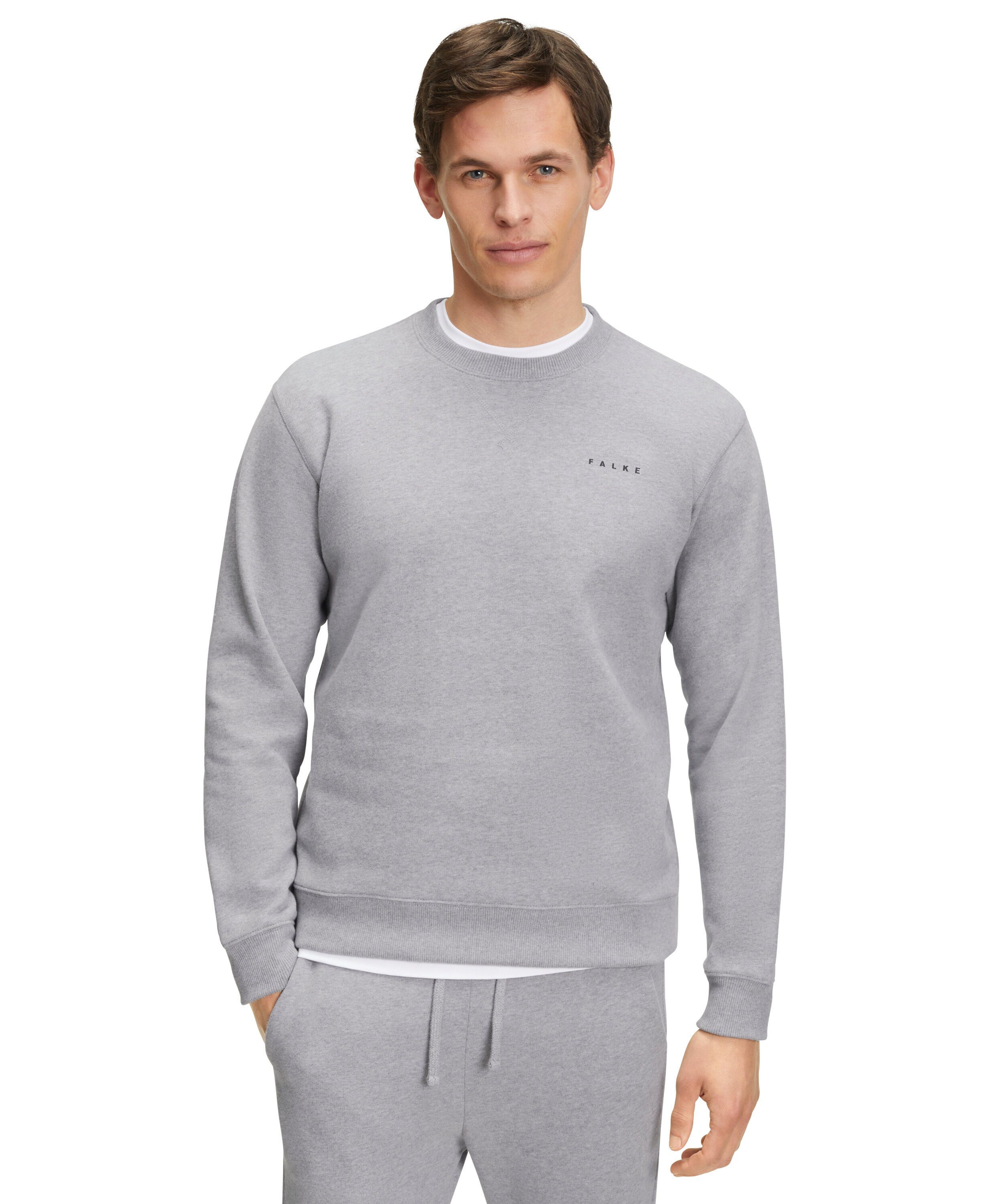 FALKE Sweatshirt (1-tlg., 1) aus reiner Baumwolle