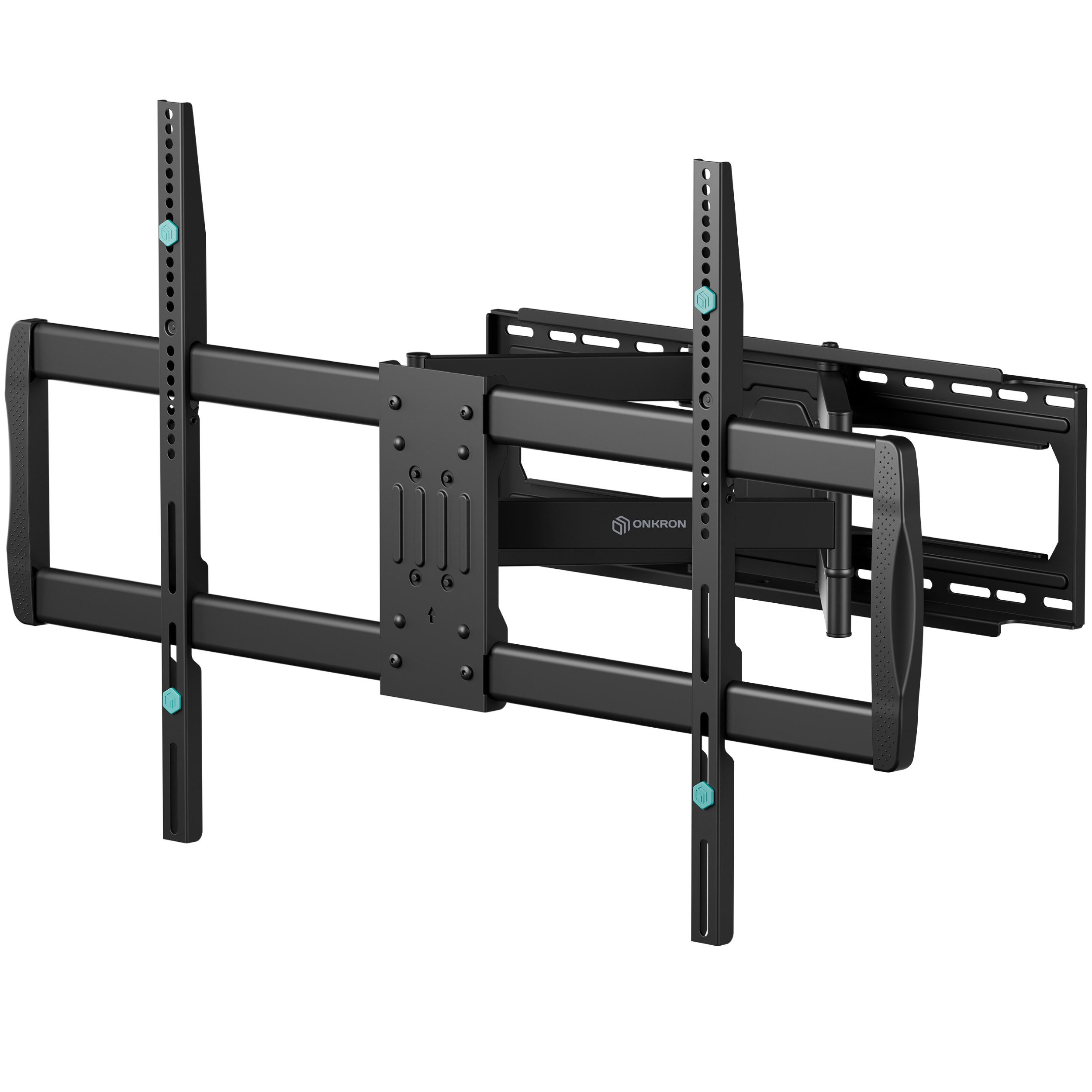 ONKRON TV-Wandhalterung 55-120 Zoll, bis 100 kg, VESA 200x200-900x600, SM6L-B, (bis 90,00 Zoll, schwenkbar, neigbar, dünnes Design, ausziehbar) von ONKRON