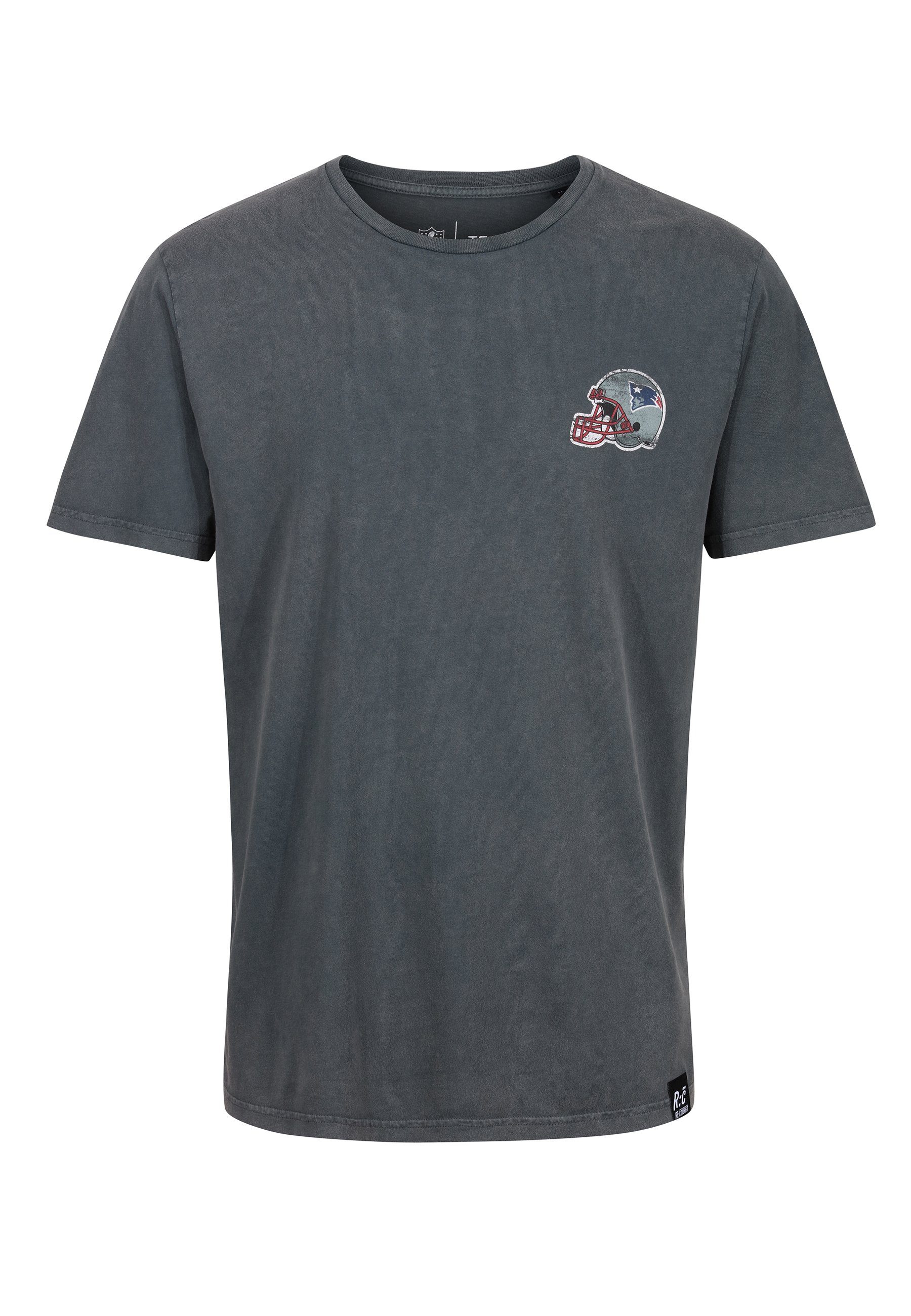 Recovered T-Shirt NFL PATRIOTS zertifizierte COLLEGE Bio-Baumwolle GOTS