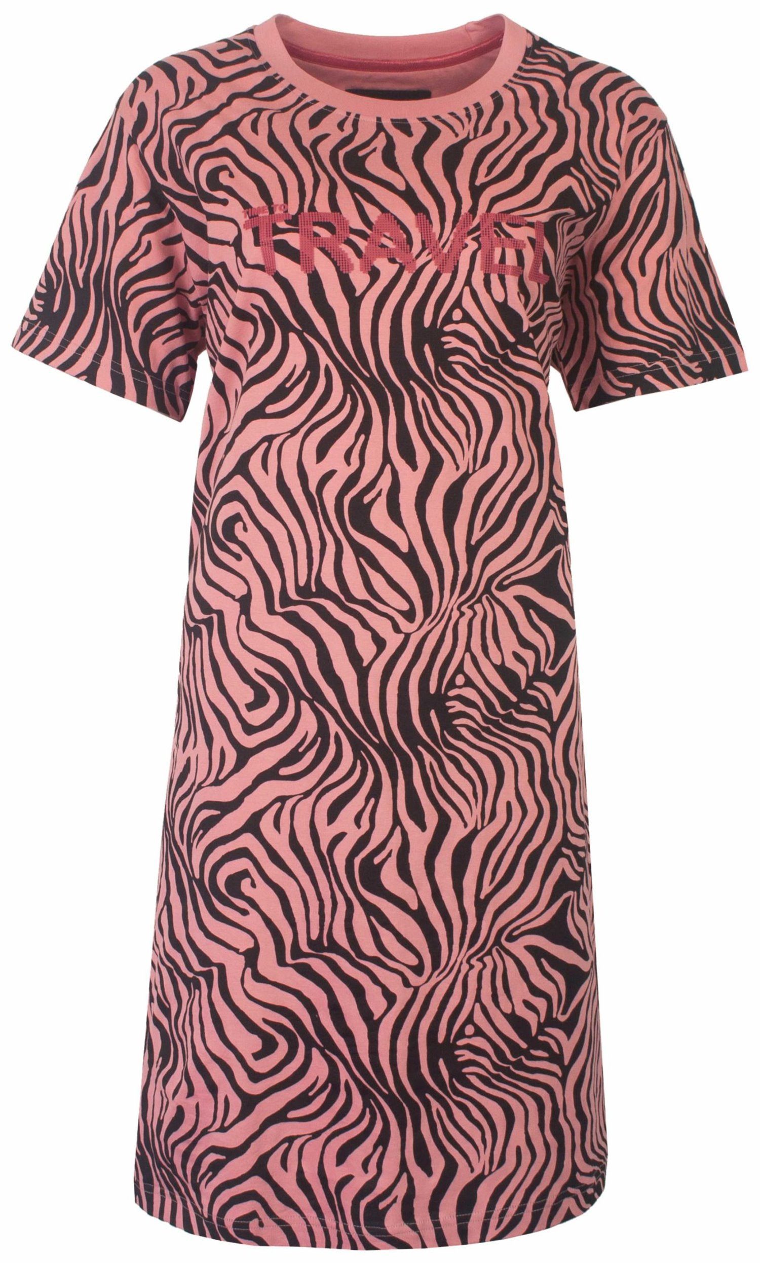 Irresistible Nachthemd Damen Schlafshirt mit kurzem Arm (1-tlg) Baumwolle