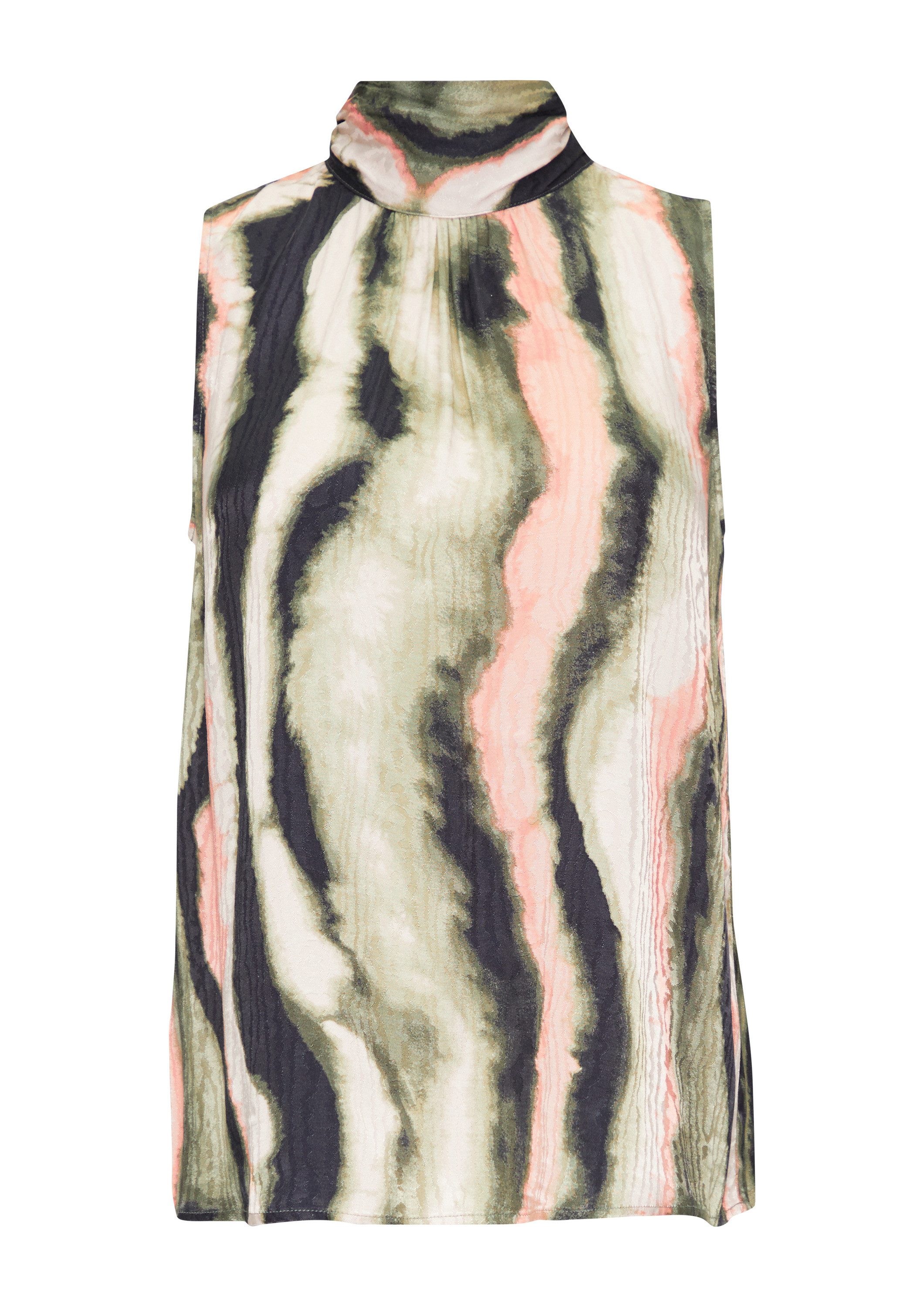 s.Oliver Blusentop Bluse Blusentop aus Jacquard mit Schluppe günstig online kaufen