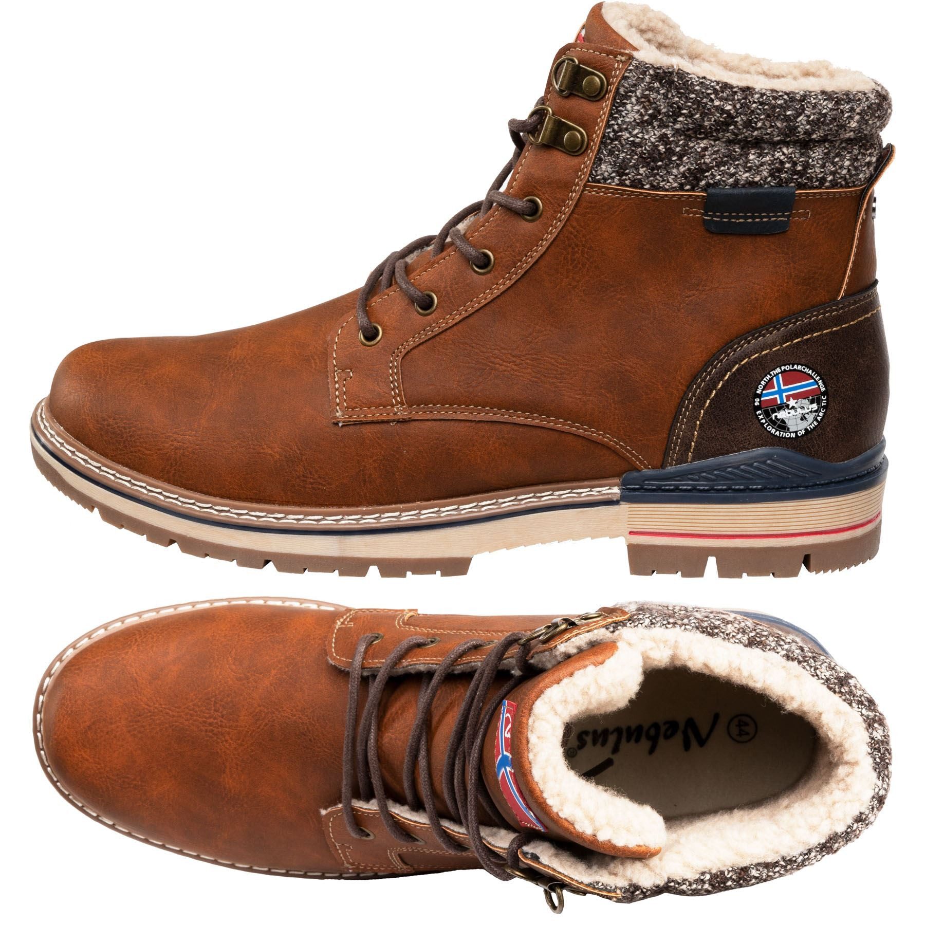 Nebulus ROVER, P5708 - Herren, hellbraun, 45 Winterstiefel günstig online kaufen