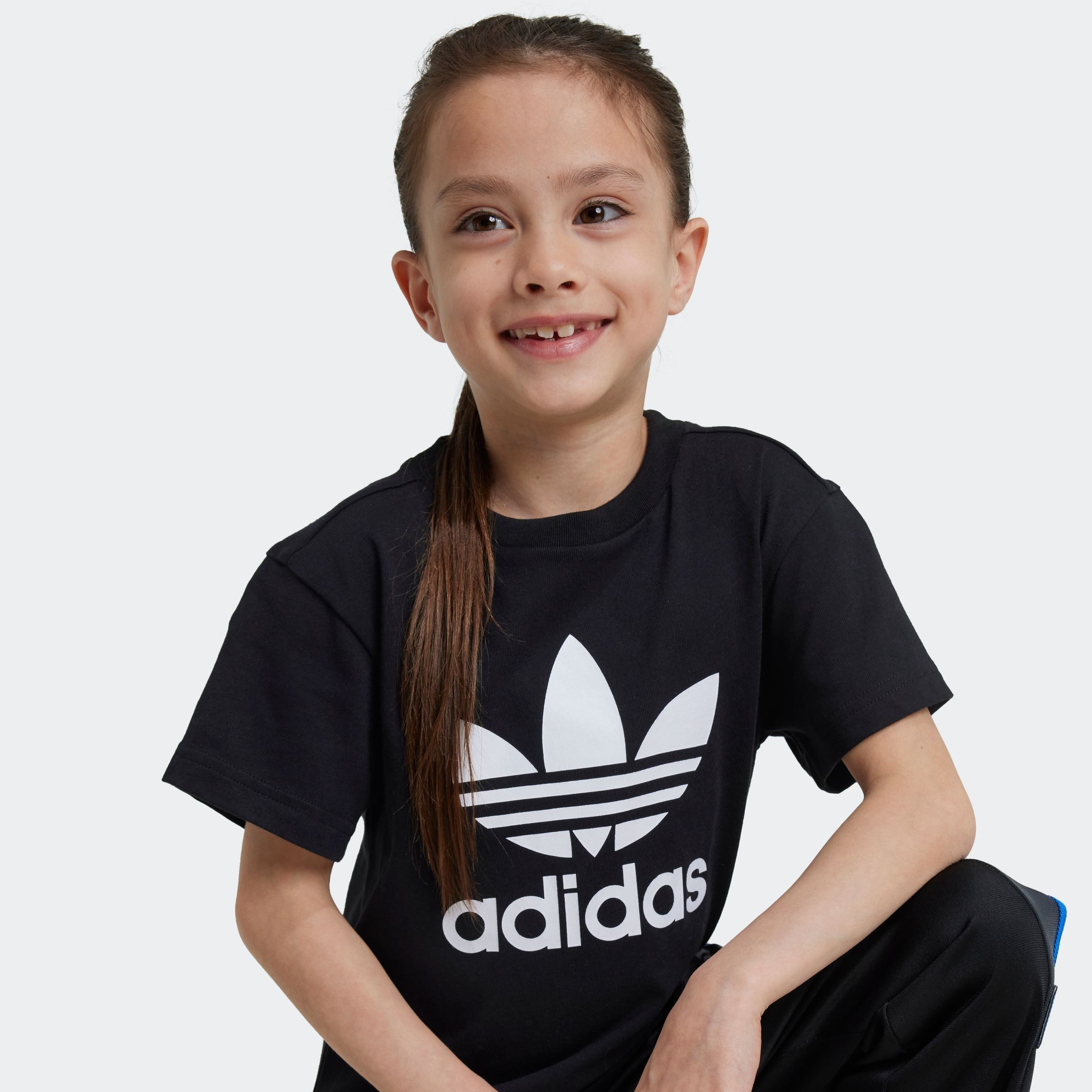 adidas Originals T-Shirt ADICOLOR TREFOIL KIDS für Kinder, mit Rundhalsausschnitt, ohne Verschluss