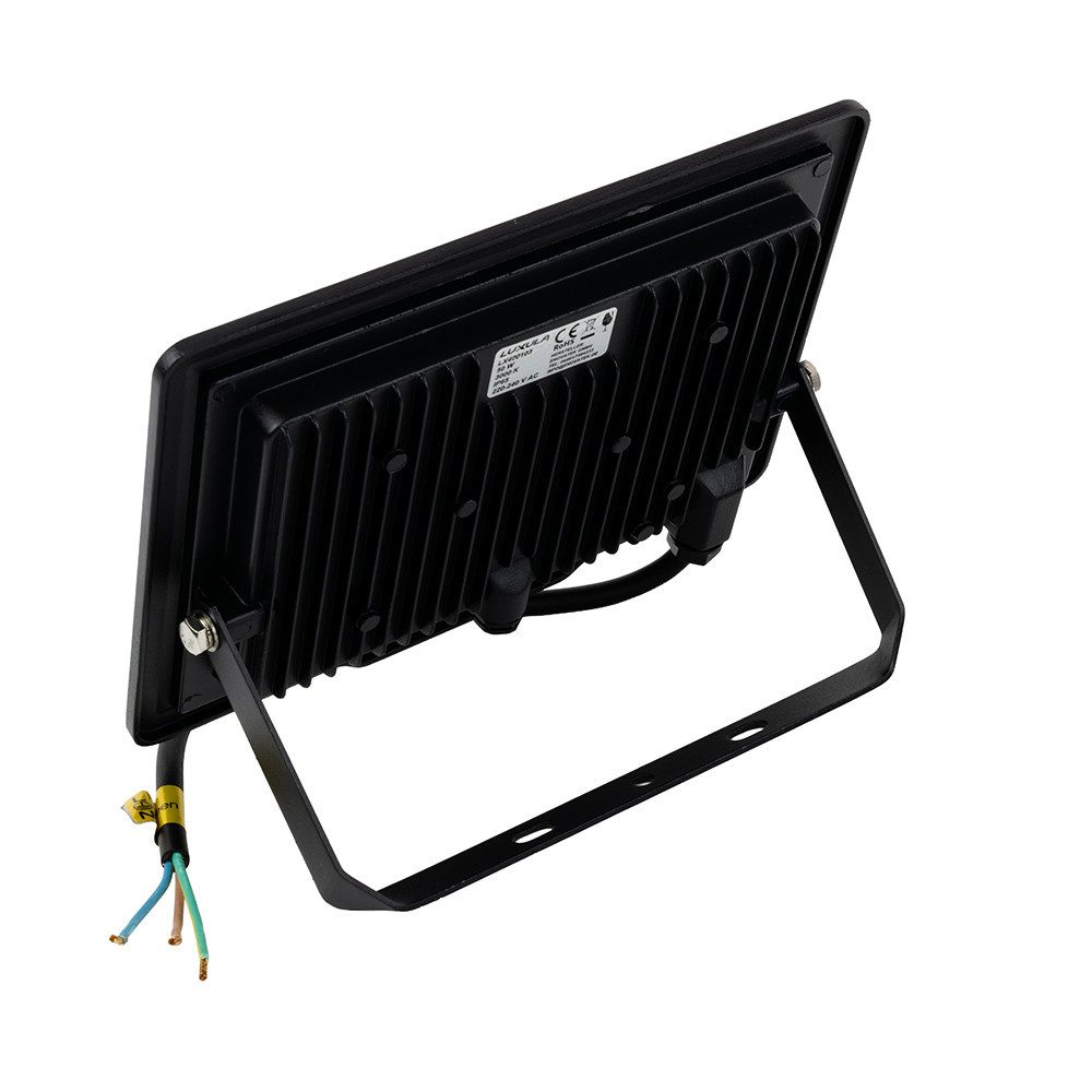 LUXULA LED Flutlichtstrahler LUXULA LED Fluter 50 W 3000 K Warmweiß Schwarz, LED fest integriert, Warmweiß – Bild 3 von 5