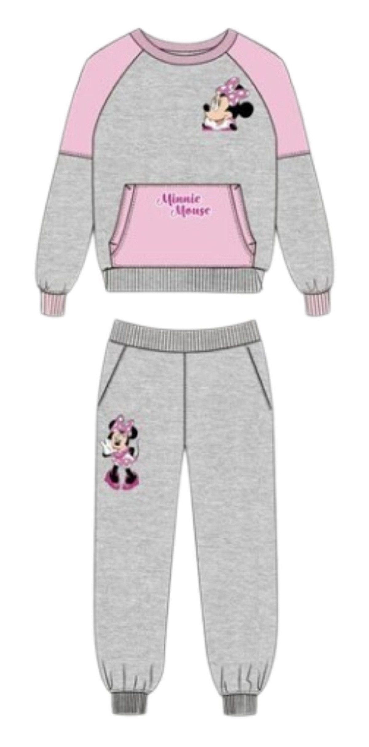 Textiel Trade B.V. Jogginganzug Disney Minnie Mädchen – Sportlicher Freizeitanzug für Kinder