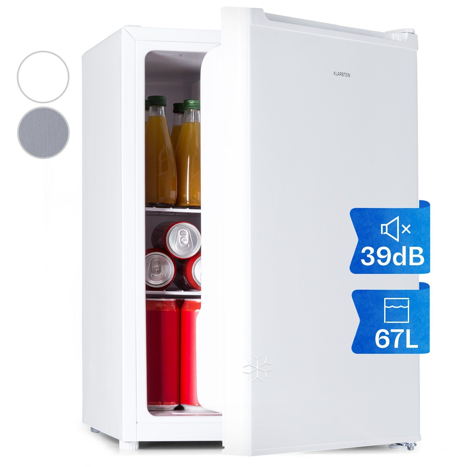 COSTWAY 15L Mini Kühlschrank 2 in 1 Kühl- und