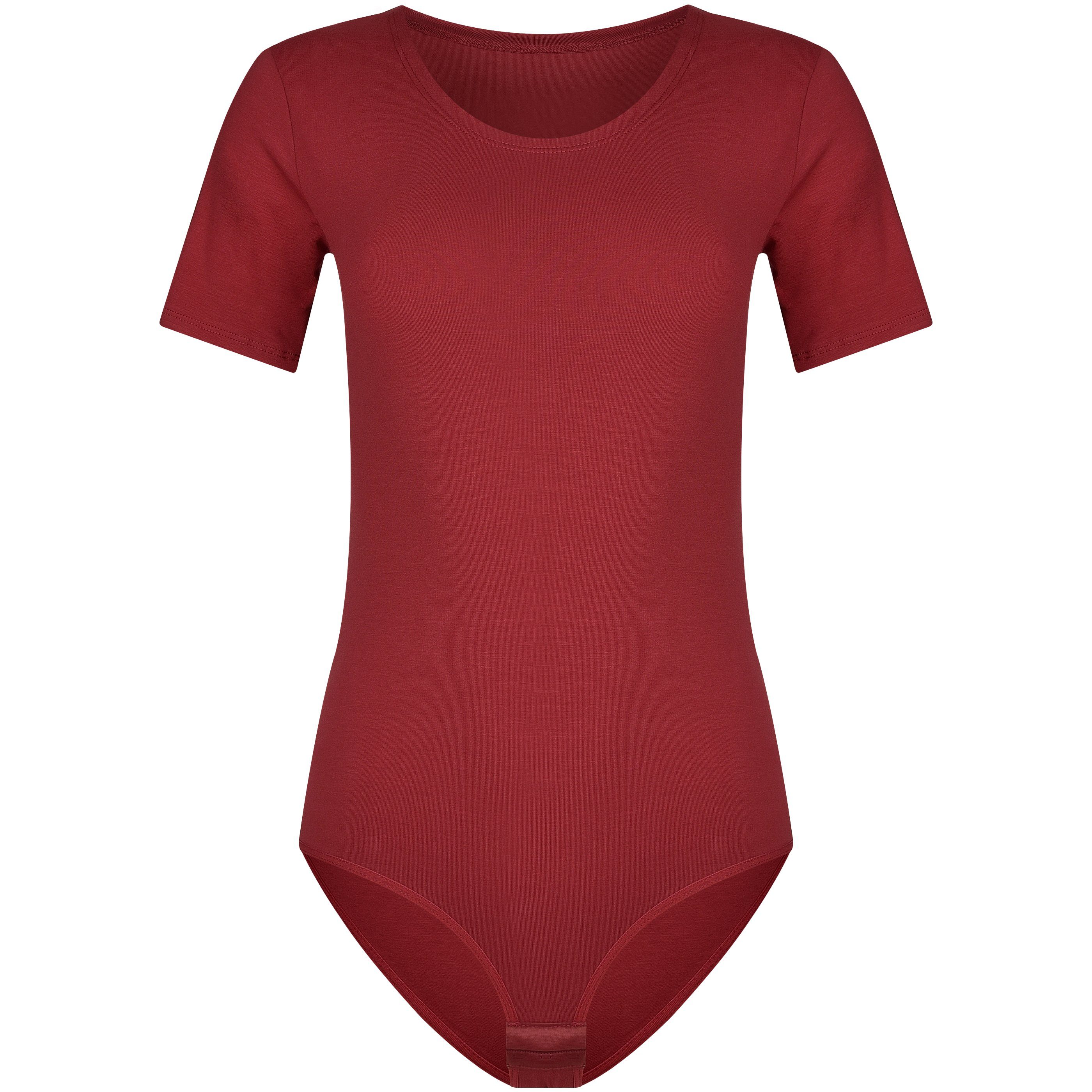 Evoni Damen String Body Aus Baumwolle - Ärmelloser Bodysuit Mit Halbkragen
