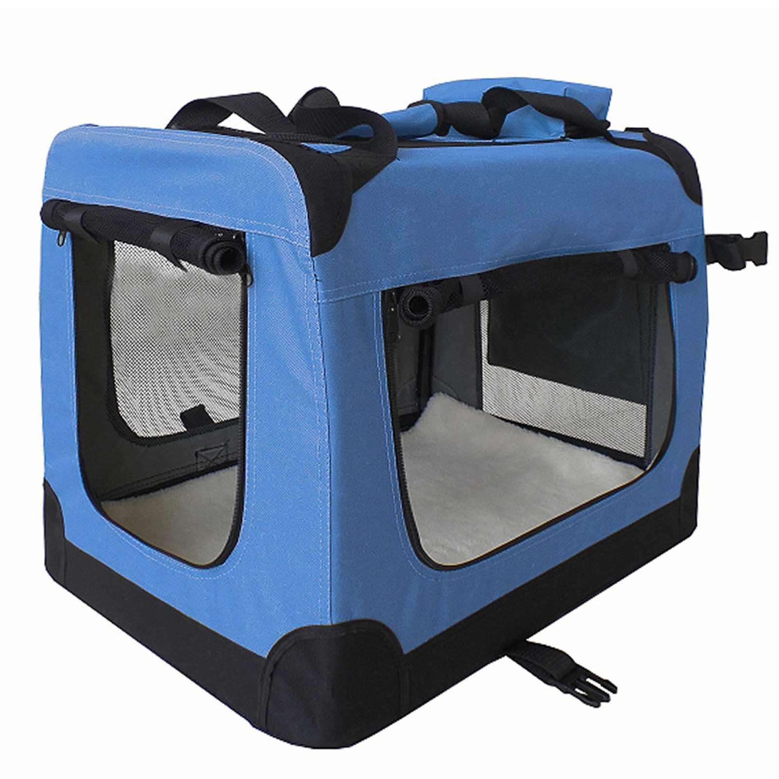 Petigi Tiertransporttasche Transportbox Faltbar Faltbox Hund Transporttasche S-XXXXL 5 Farben