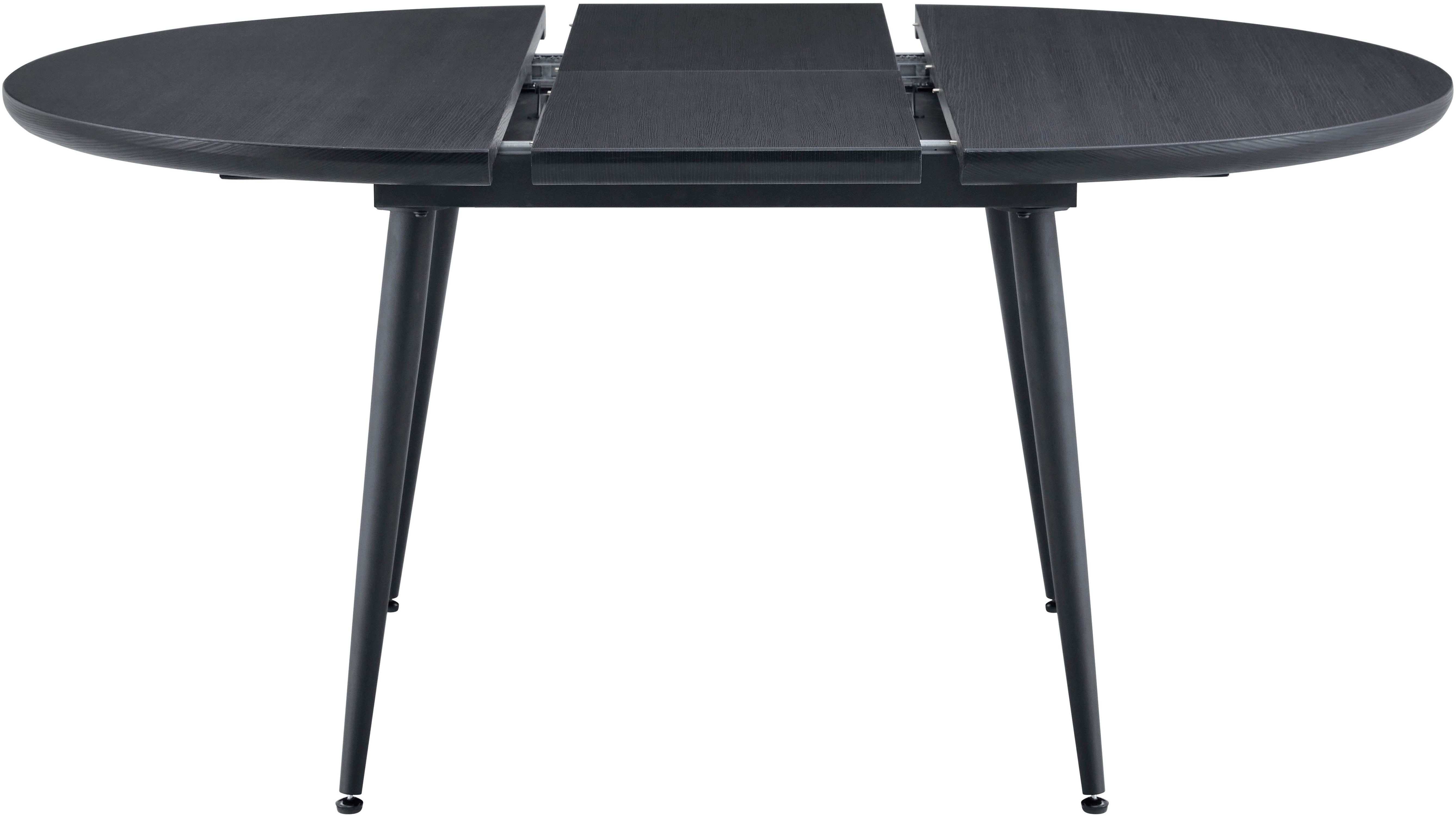 Duo Collection Esstisch Ausziehtisch Frida (1-St), 1,20m - 1,60m, Wildeichenoptik, stabiles Metallgestell, bis 100 kg – Bild 4 von 5