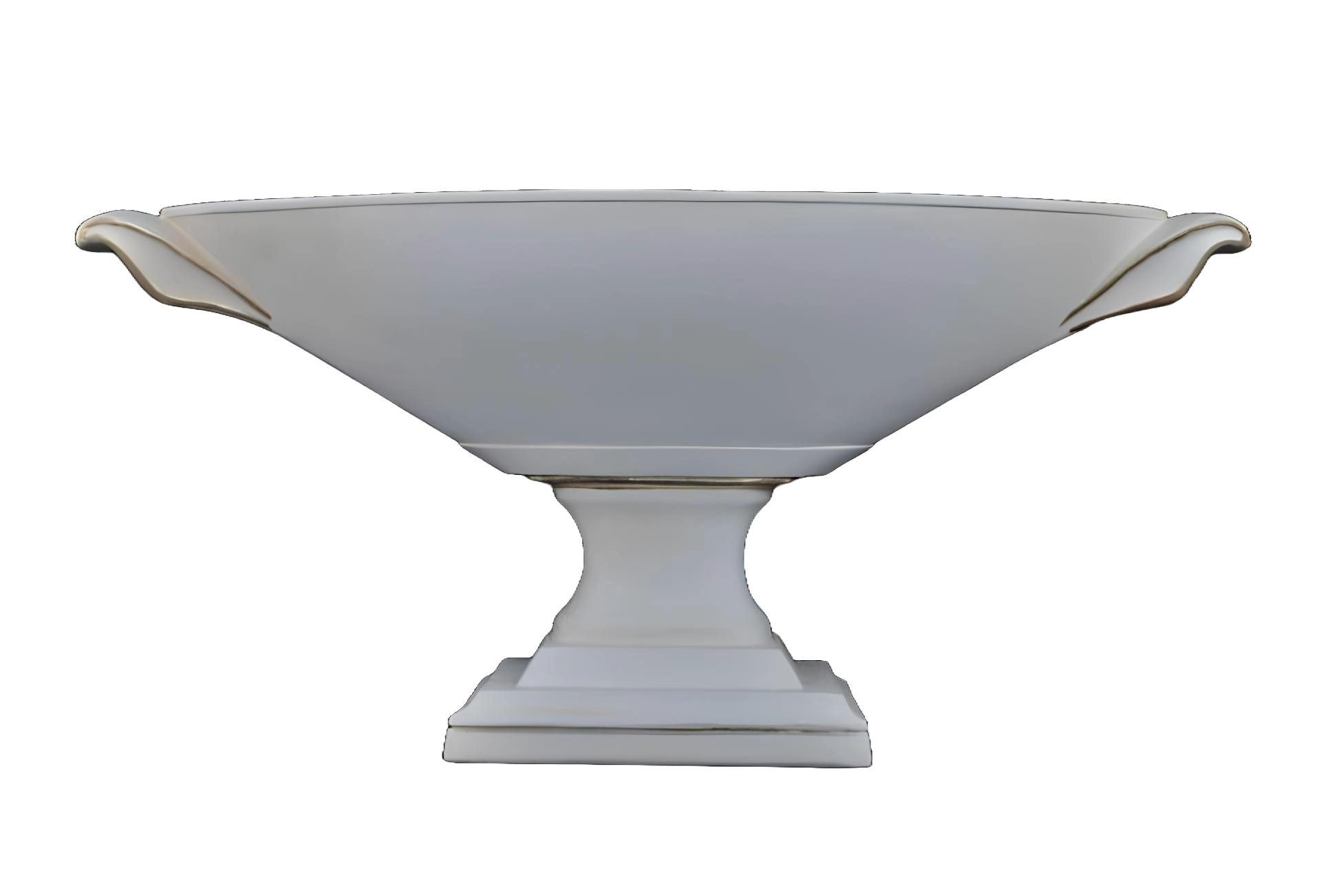 JVmoebel Dekovase Design XXL Obst Schale Vase Ellipse Vasen Antik Stil Schalen Raum 853, Made in Europa