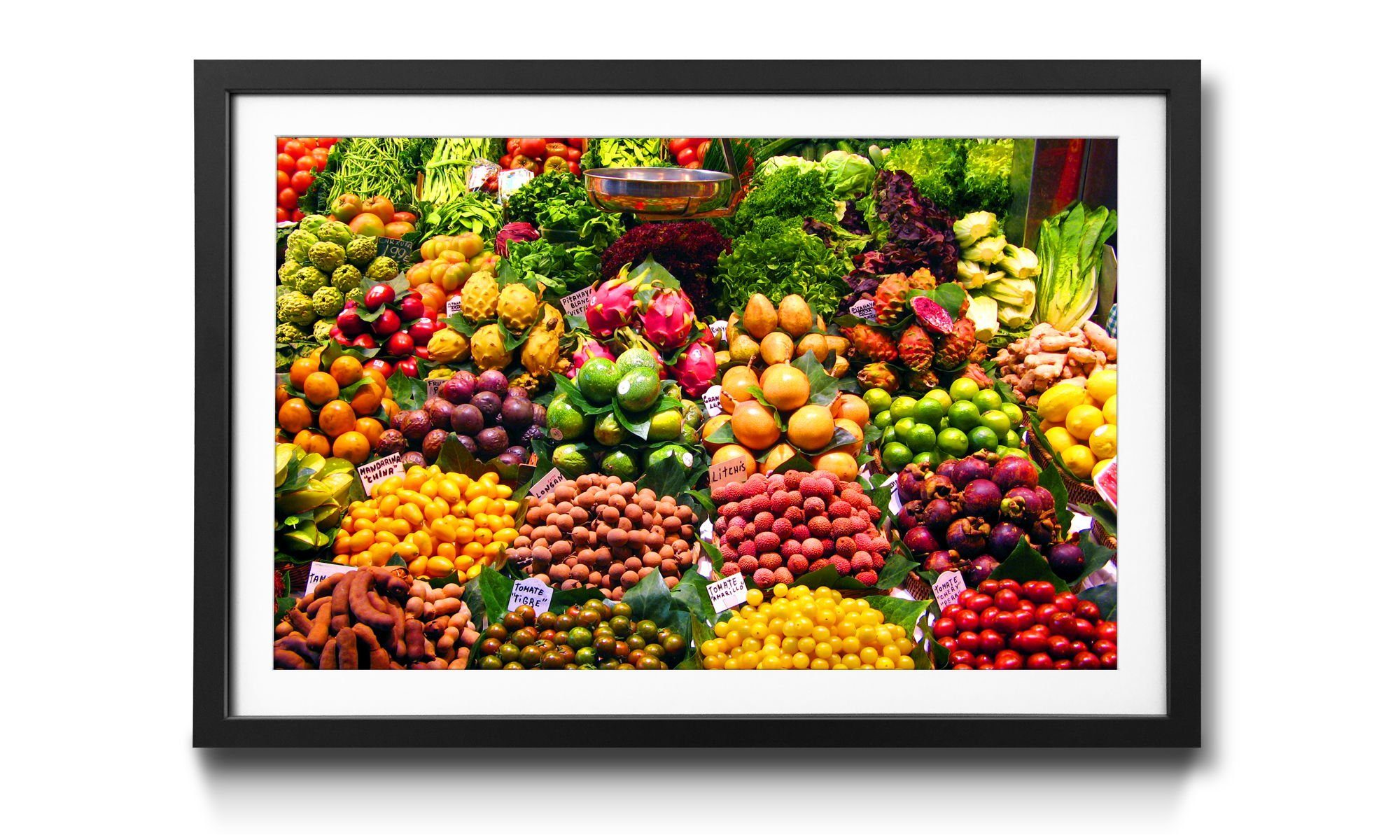in Vegees, WandbilderXXL erhältlich 4 Bild mit Größen Gemüse, Rahmen Wandbild,