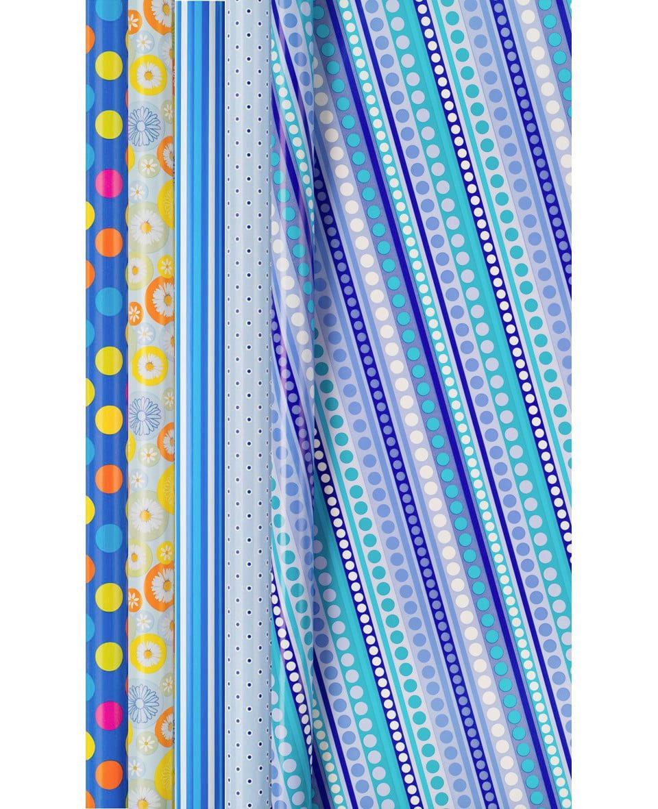 Duni Geschenkpapier Duni Geschenkpapier Blue Dreams 2 x 0,7 m
