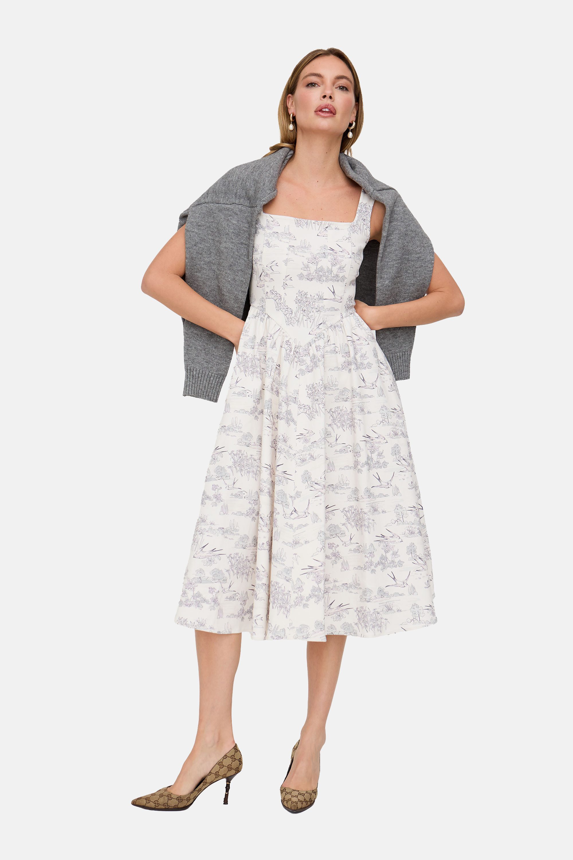 Lily and Lionel Midikleid Hayley Corset Inspired Midi Dress Damen günstig online kaufen