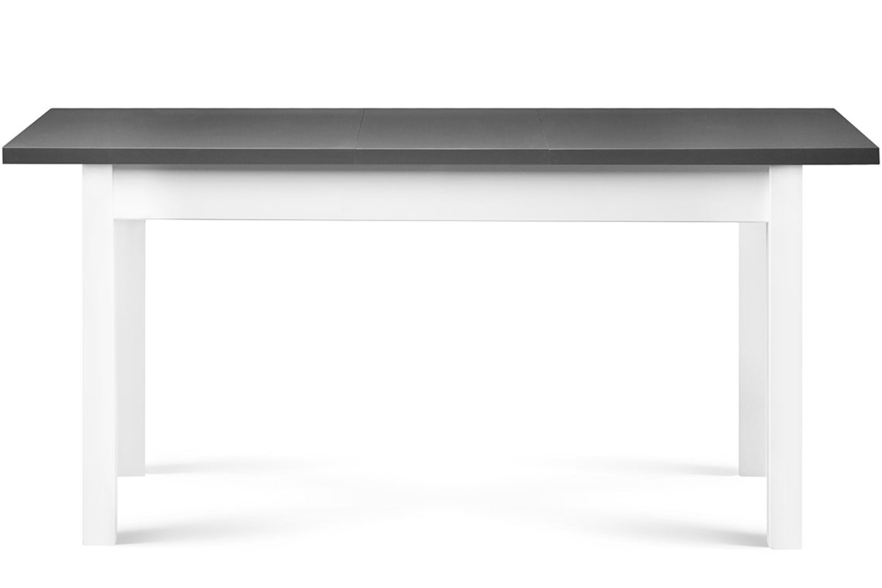 rechteckig 140x80cm, 180cm, Konsimo weiß / Küchentisch CENARE | ausziehbar Esstisch grau bis | weiß grau Esszimmertisch
