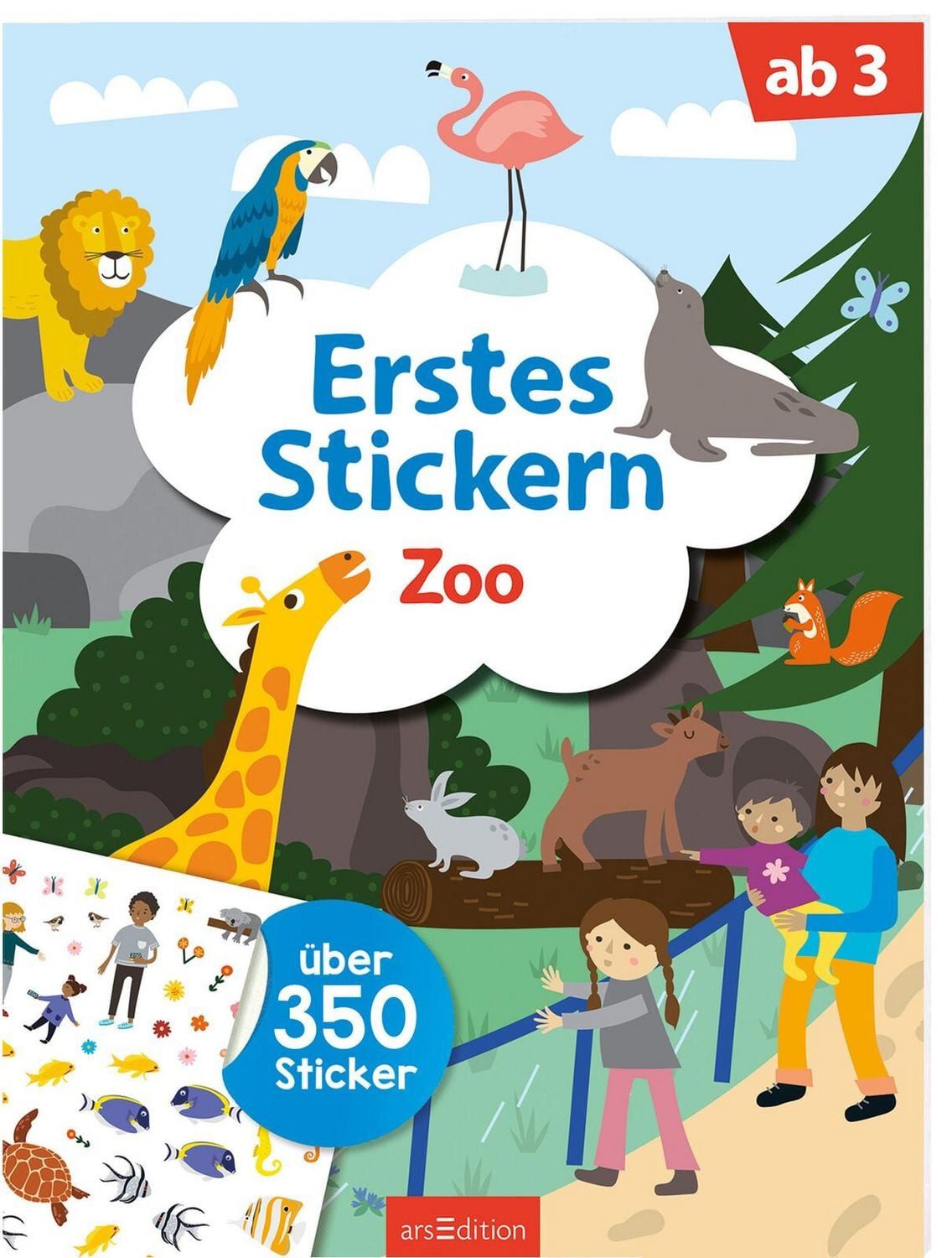 Erstes Stickern – Zoo / diverse