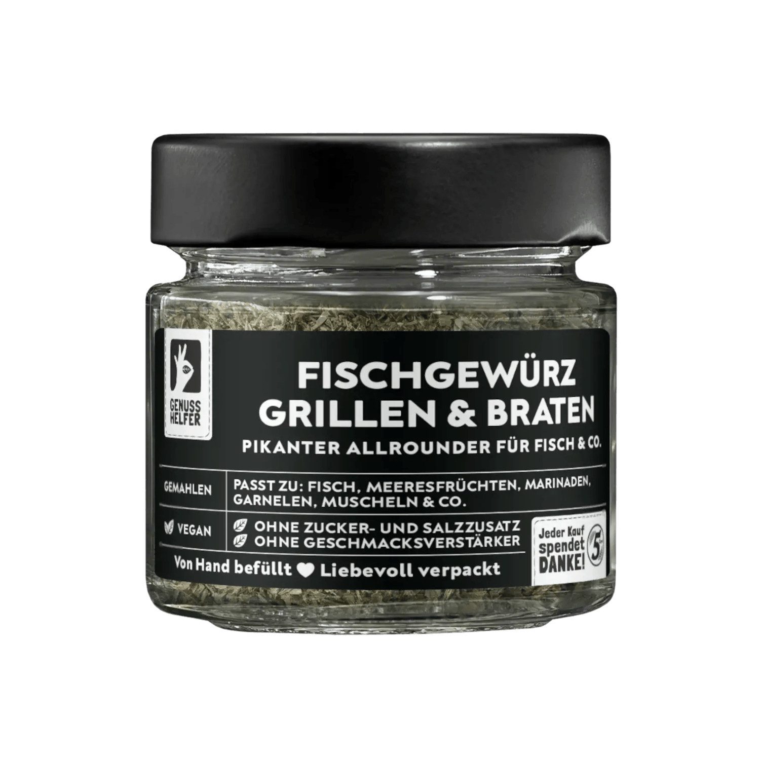 Bremer Gewürzhandel Gewürz Fischgrill- und Bratgewürz, gemahlen, im Glas, 25 g