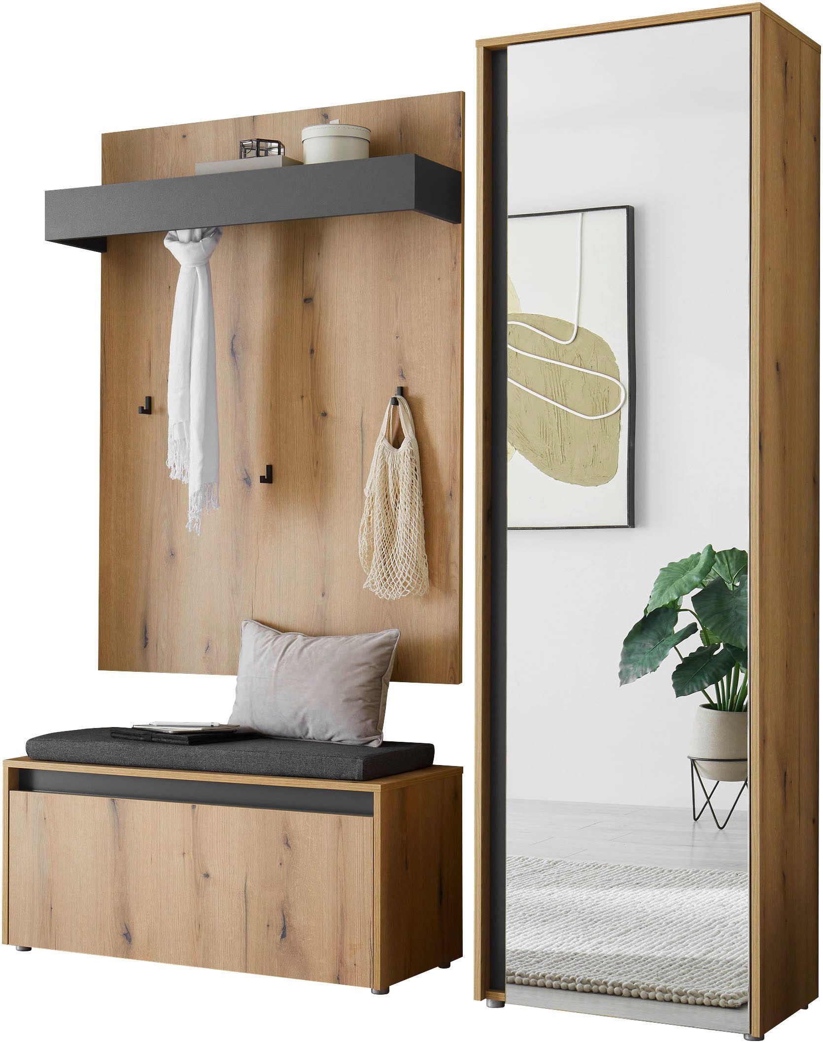 INOSIGN Garderoben-Set GIRON/CiTY, moderne Garderobe, Komplettset mit viel günstig online kaufen