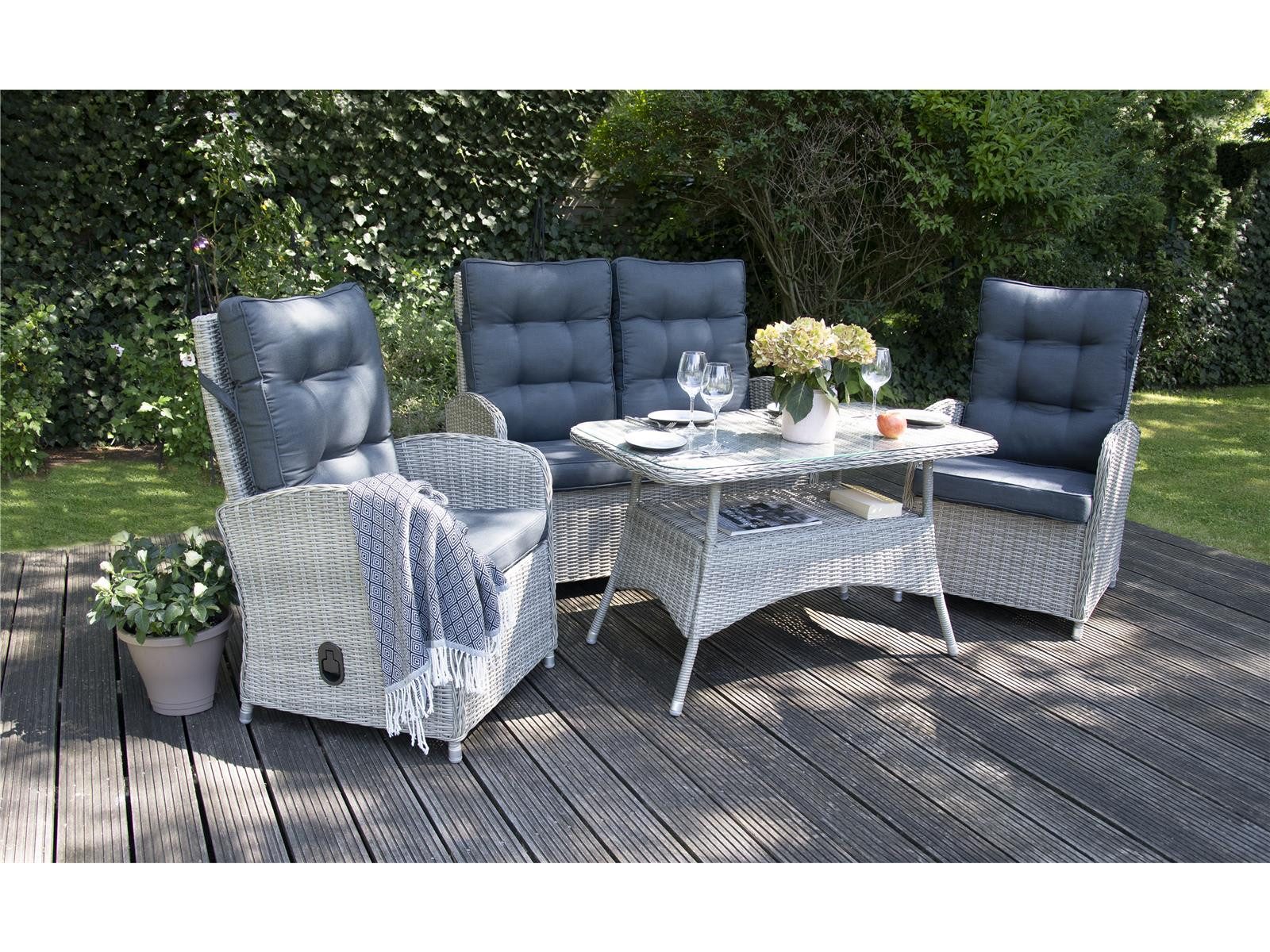 bellavista - Home&Garden® Gartenlounge-Set »Monte Carlo« Gartenmöbel Set Ra günstig online kaufen