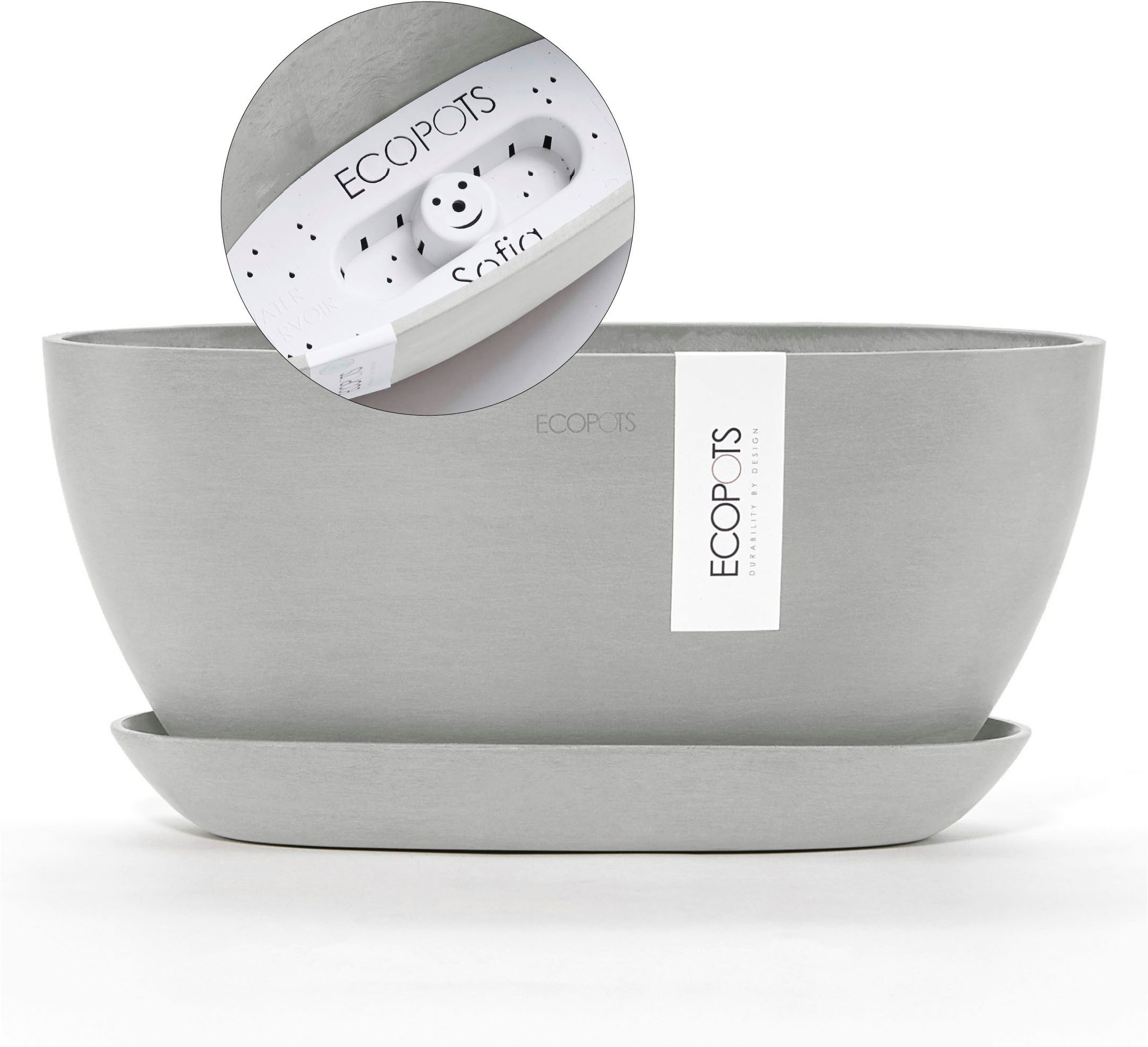 ECOPOTS Blumentopf Sofia (Set), mit passendem günstig online kaufen